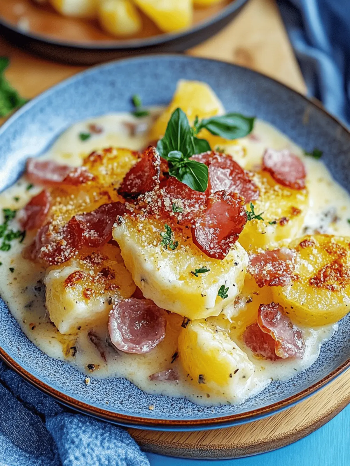 Carbonara Kartoffelauflauf