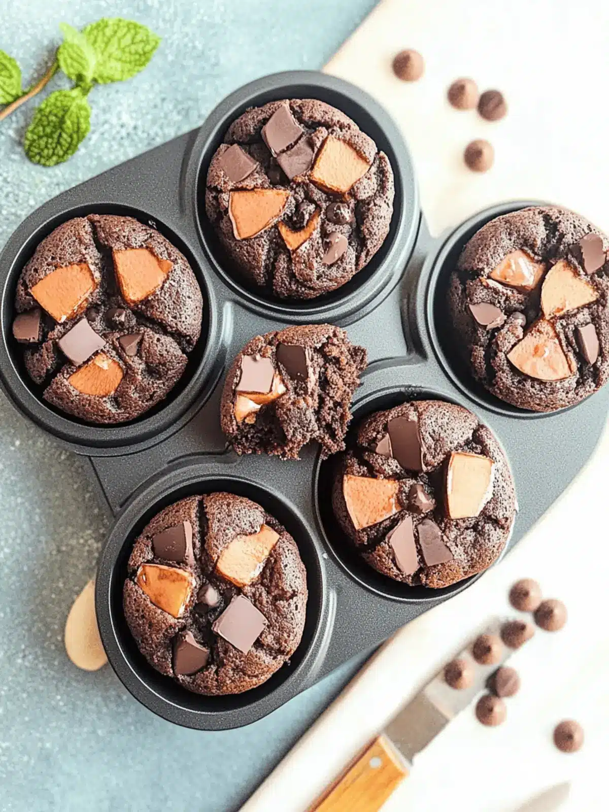 Saftige Schokomuffins ohne Ei für Schokoladenliebhaber 3 Saftige Schokomuffins ohne Ei