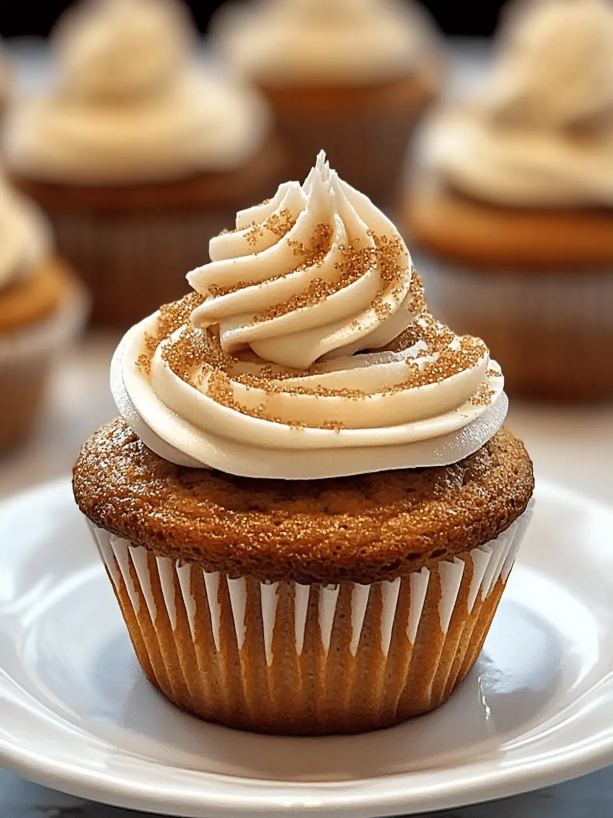 Kürbis Muffins mit Frischkäse-Frosting verwöhnen 2 Kürbis Muffins mit Frischkäse-Frosting genießen