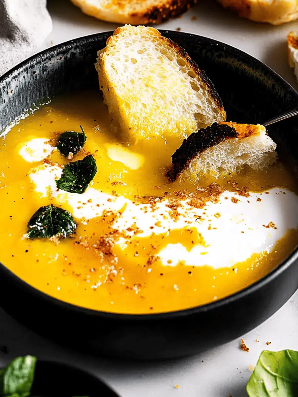 Cremige Miso-Kürbissuppe für gemütliche Abende 4 Cremige Miso-Kürbissuppe