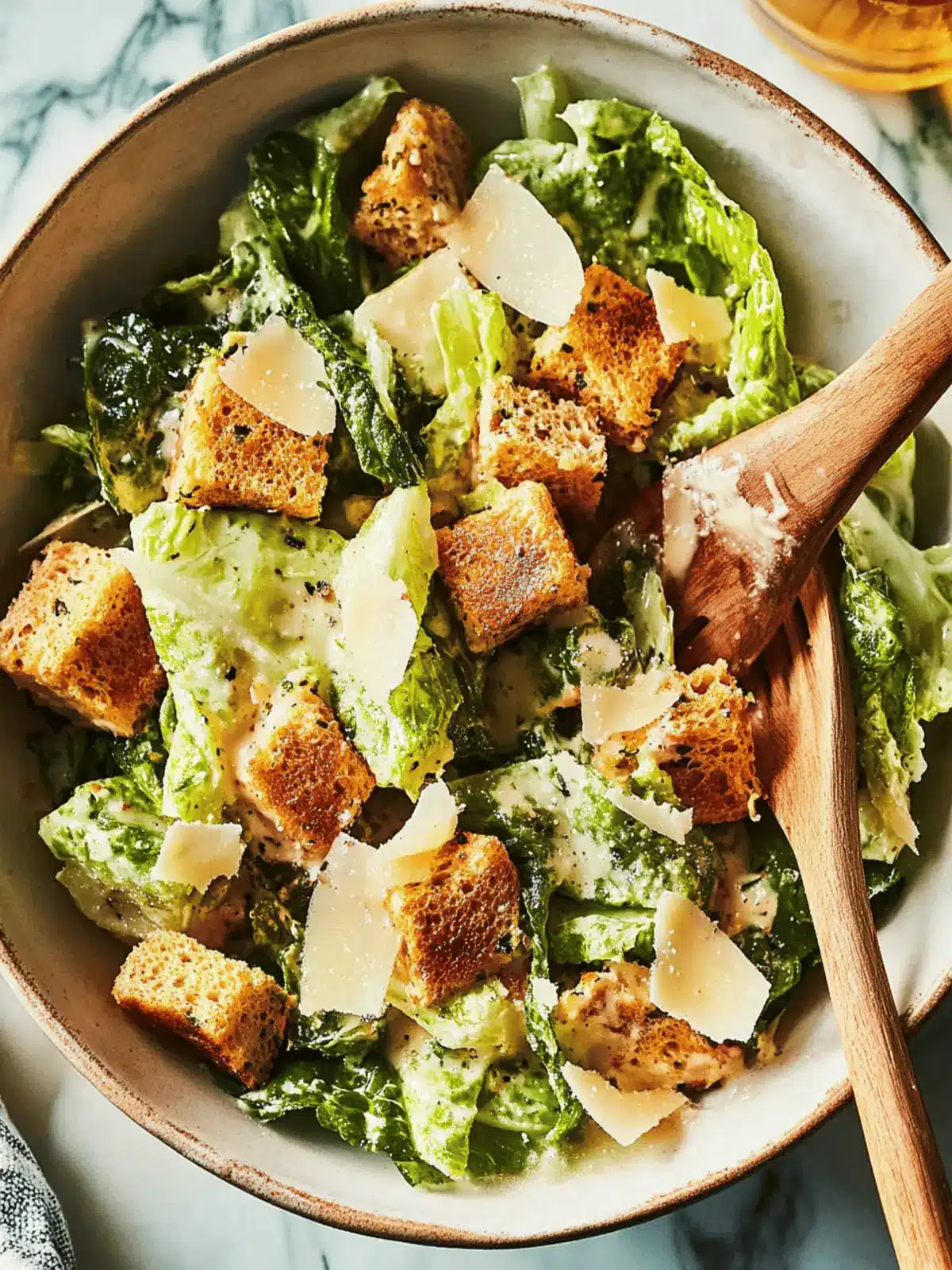 Cremiger Caesar-Salat für jeden Anlass 3 Caesar-Salat