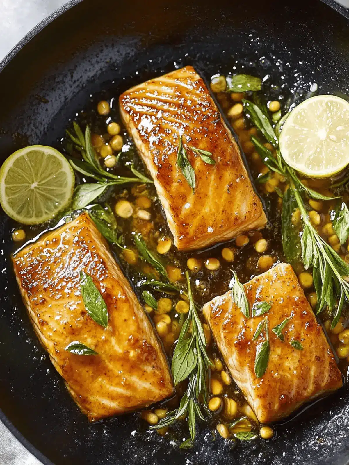 5-Zutaten Honig Knoblauch Glasierte Lachs für Eilige 2 5-Zutaten Honig Knoblauch Glasierte Lachs