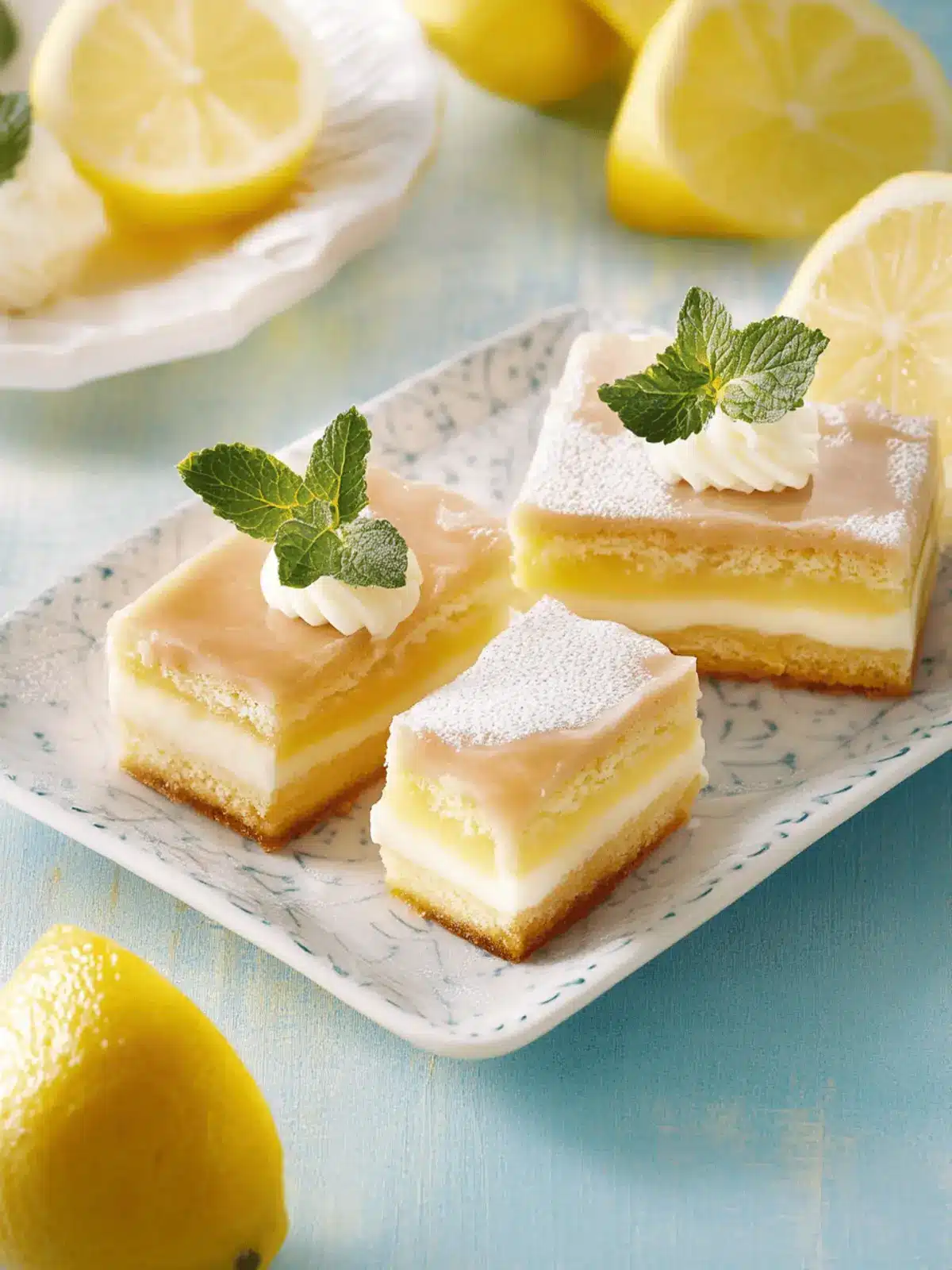 Himmlischer Zitronen-Butterkeks-Kuchen vom Blech 3 Heavenly Lemon Butter Biscuit Cake from the Tray