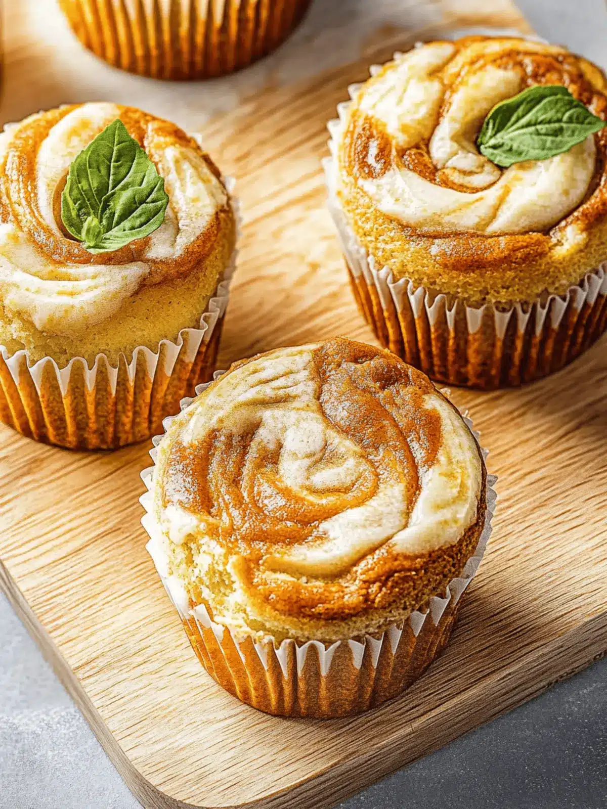 Kürbis Frischkäse Swirl Muffins für Herbstvergnügen 2 Kürbis Frischkäse Swirl Muffins