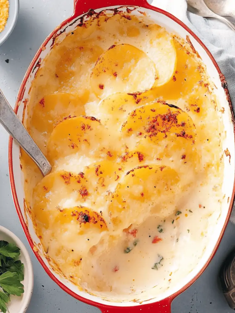 Schnelle überbackene Kartoffeln