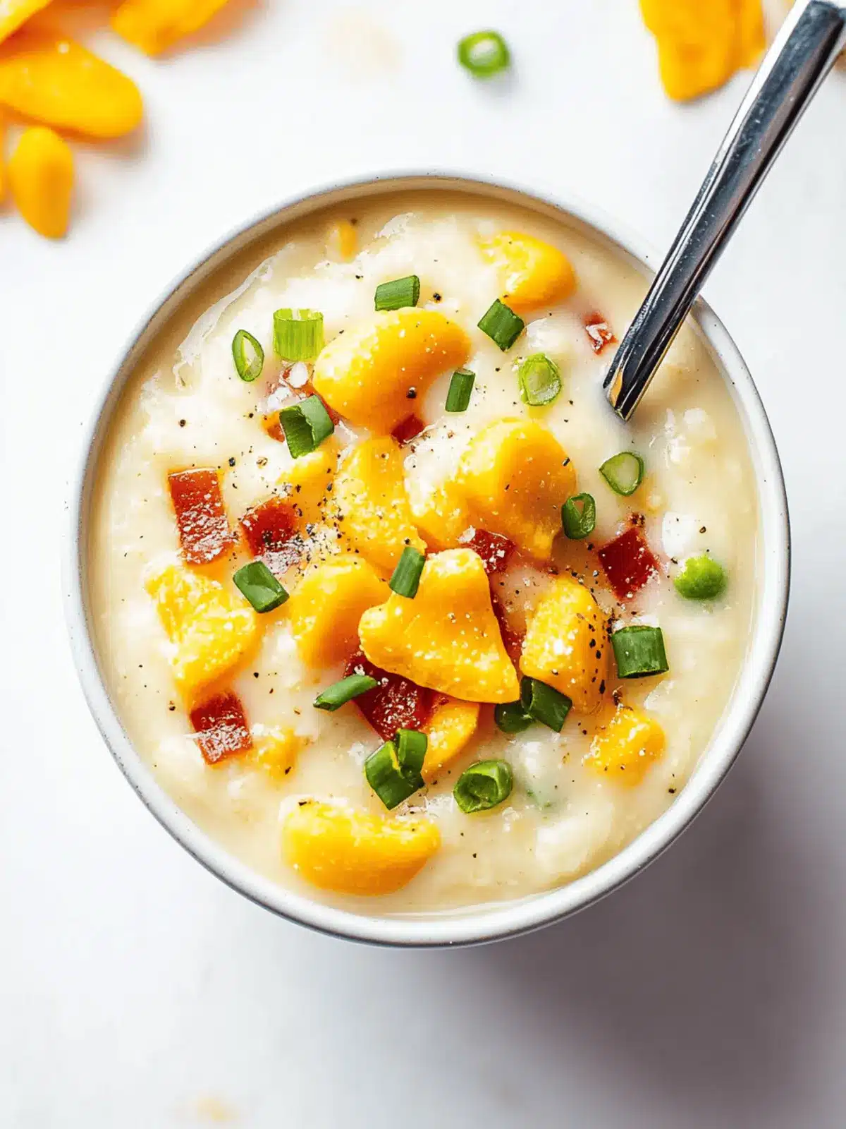 Vollständig beladene Kartoffelsuppe für jeden Geschmack 5 Vollständig beladene Kartoffelsuppe
