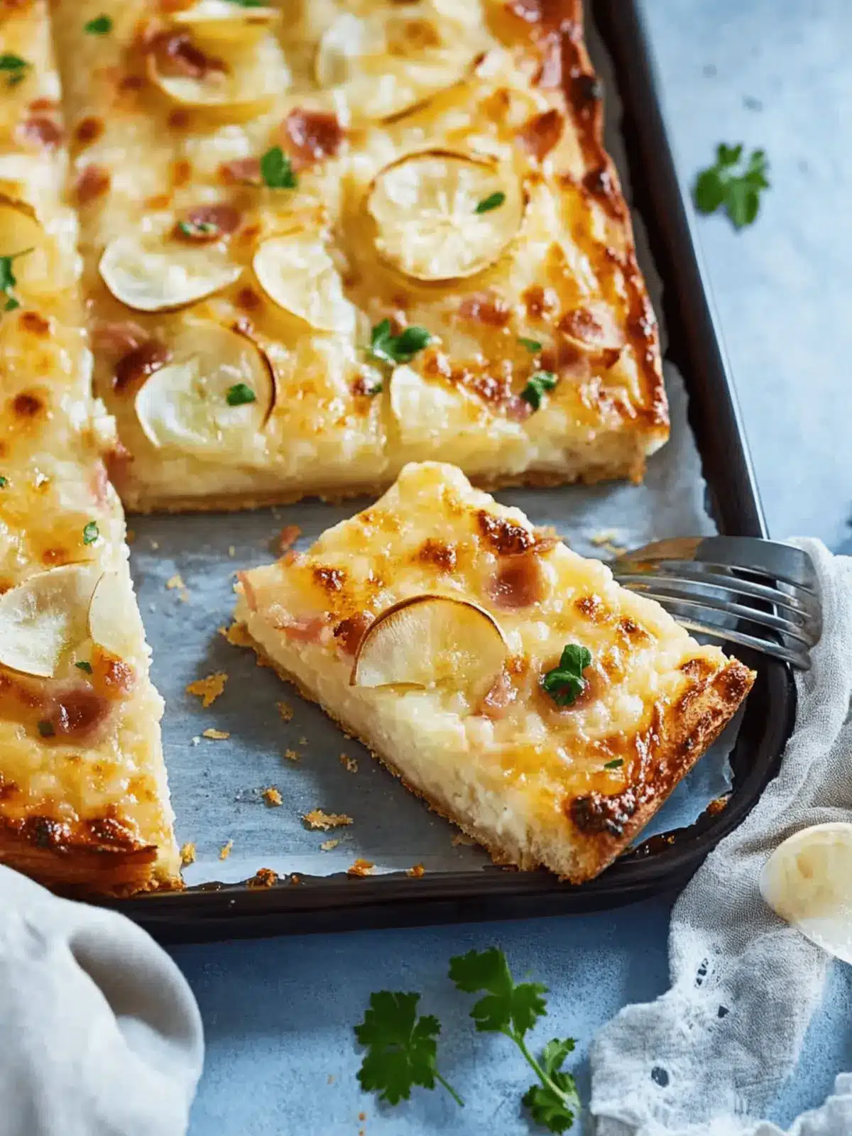 Zwiebelkuchen vom Blech