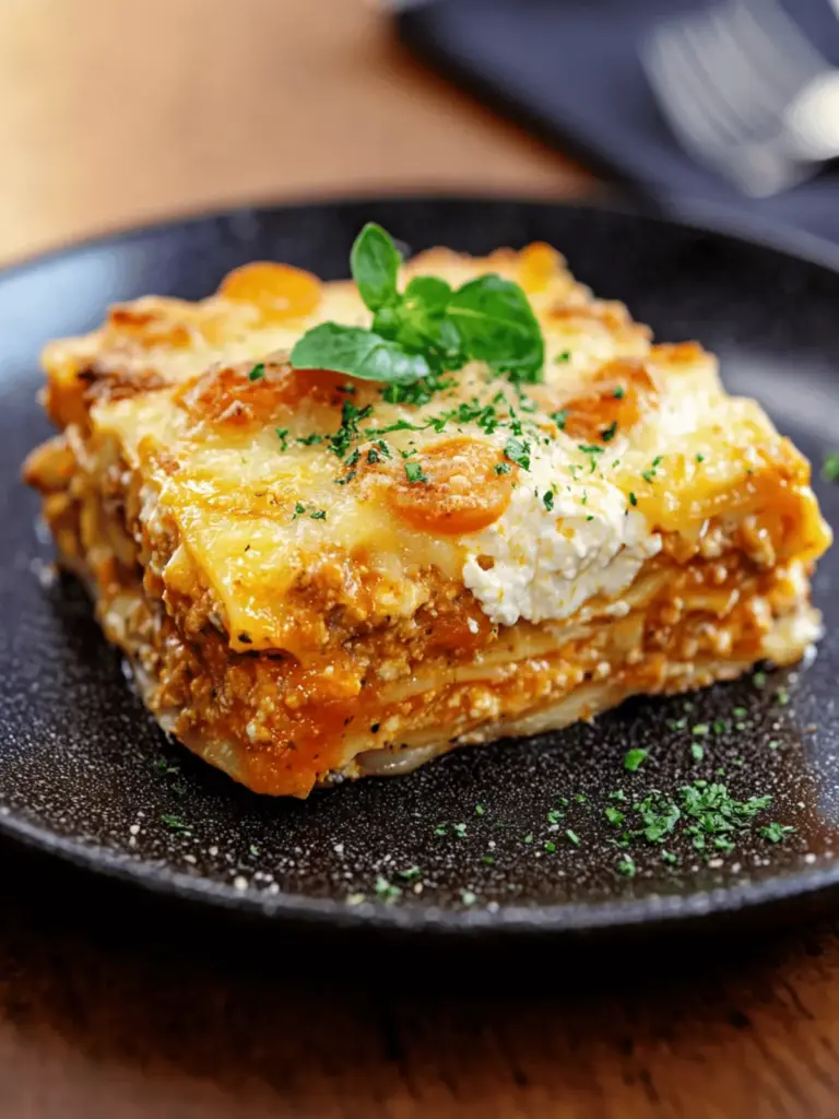 Leckere Kürbislasagne