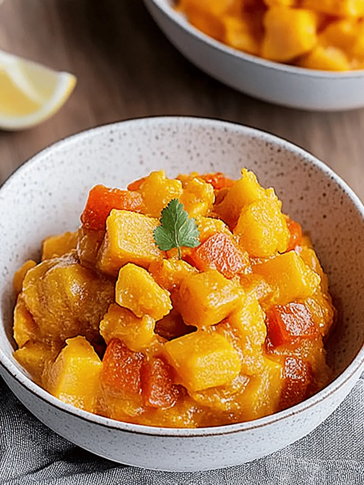 Kürbis - Linsen - Tofu - Curry für Wohlfühlmomente 3 Kürbis - Linsen - Tofu - Curry