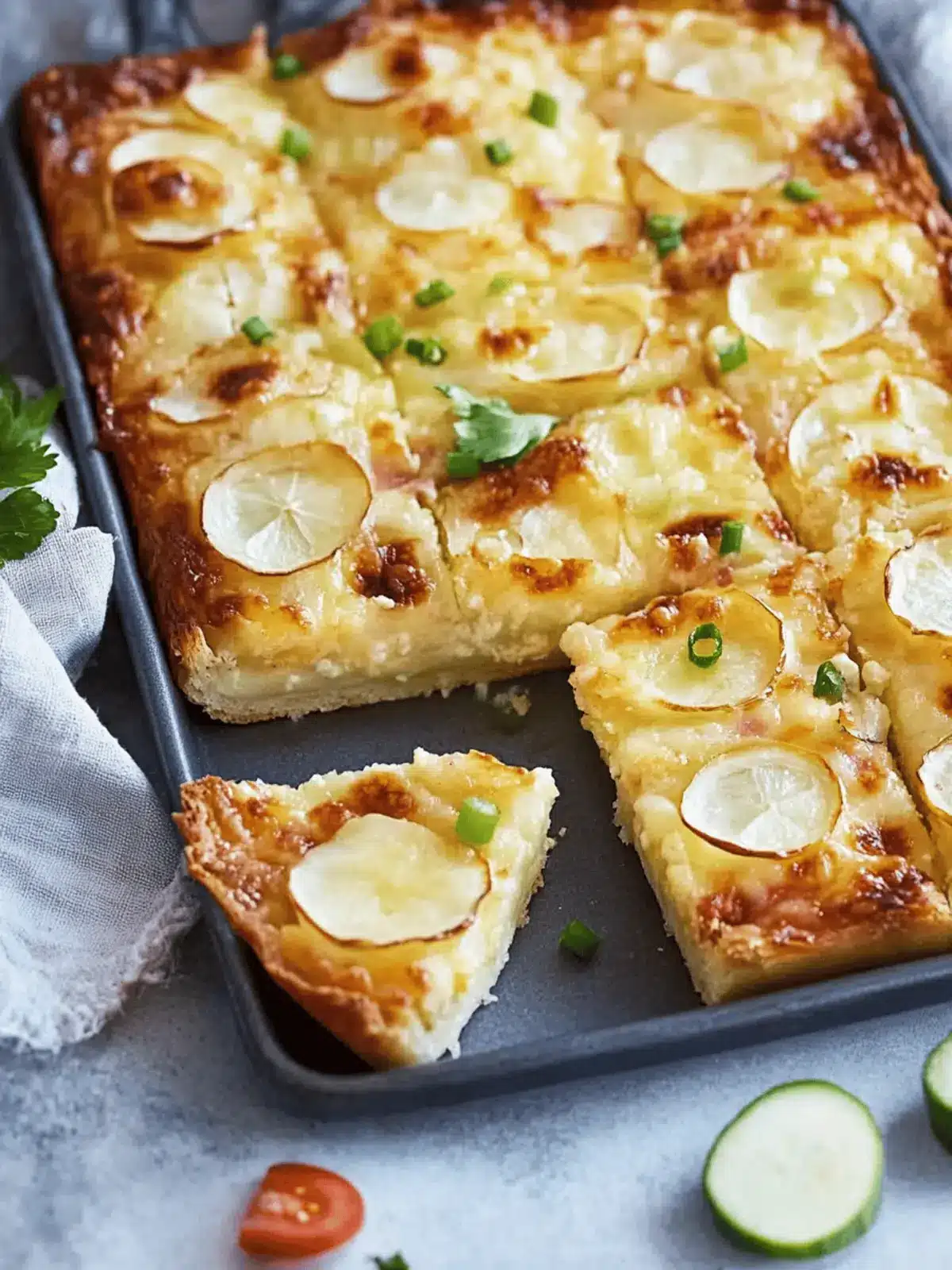 Zwiebelkuchen vom Blech