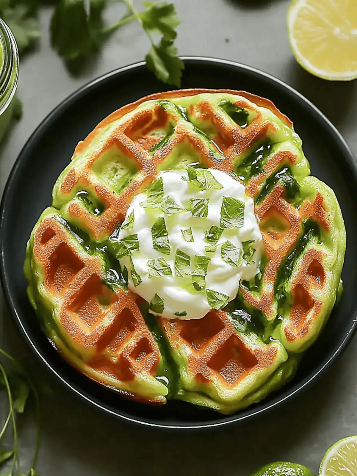 Zucchini Waffeln