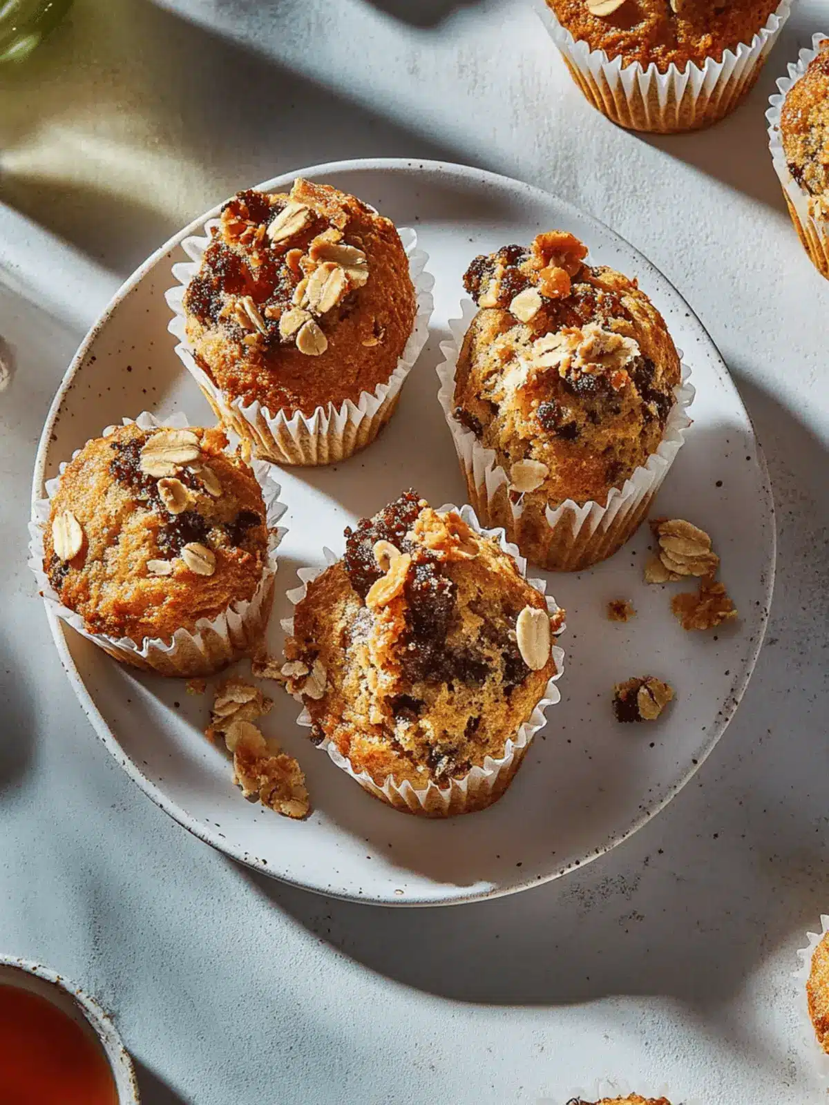 Karottenkuchen-Frühstücksmuffins