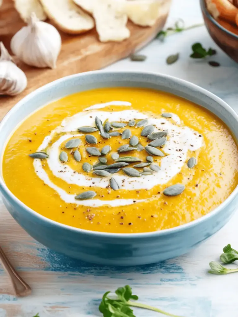 Cremige Kürbissuppe in 15 Minuten
