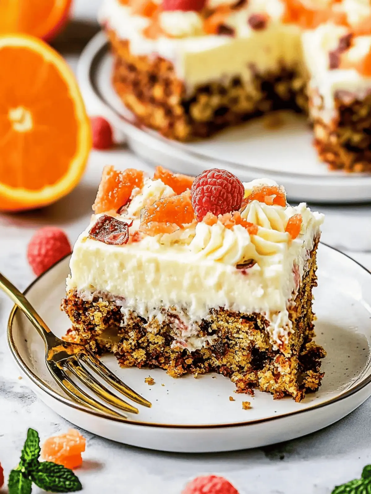 Schoko Karottenkuchen mit Frischkäse Frosting