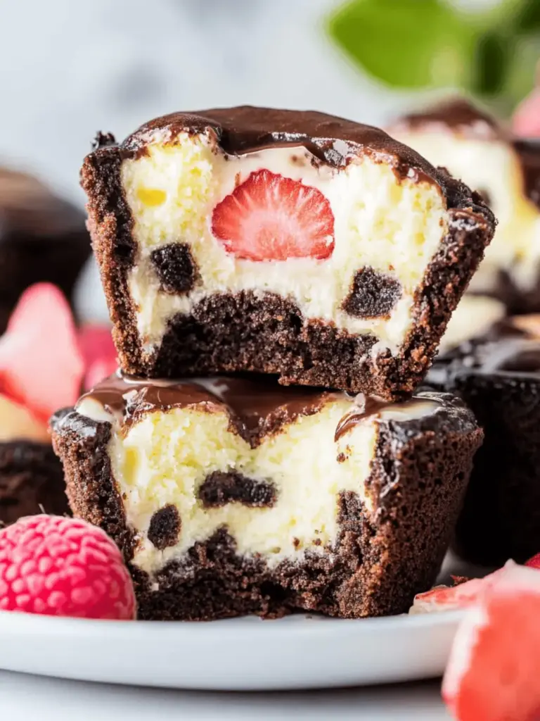 Schoko-Cheesecake-Muffins