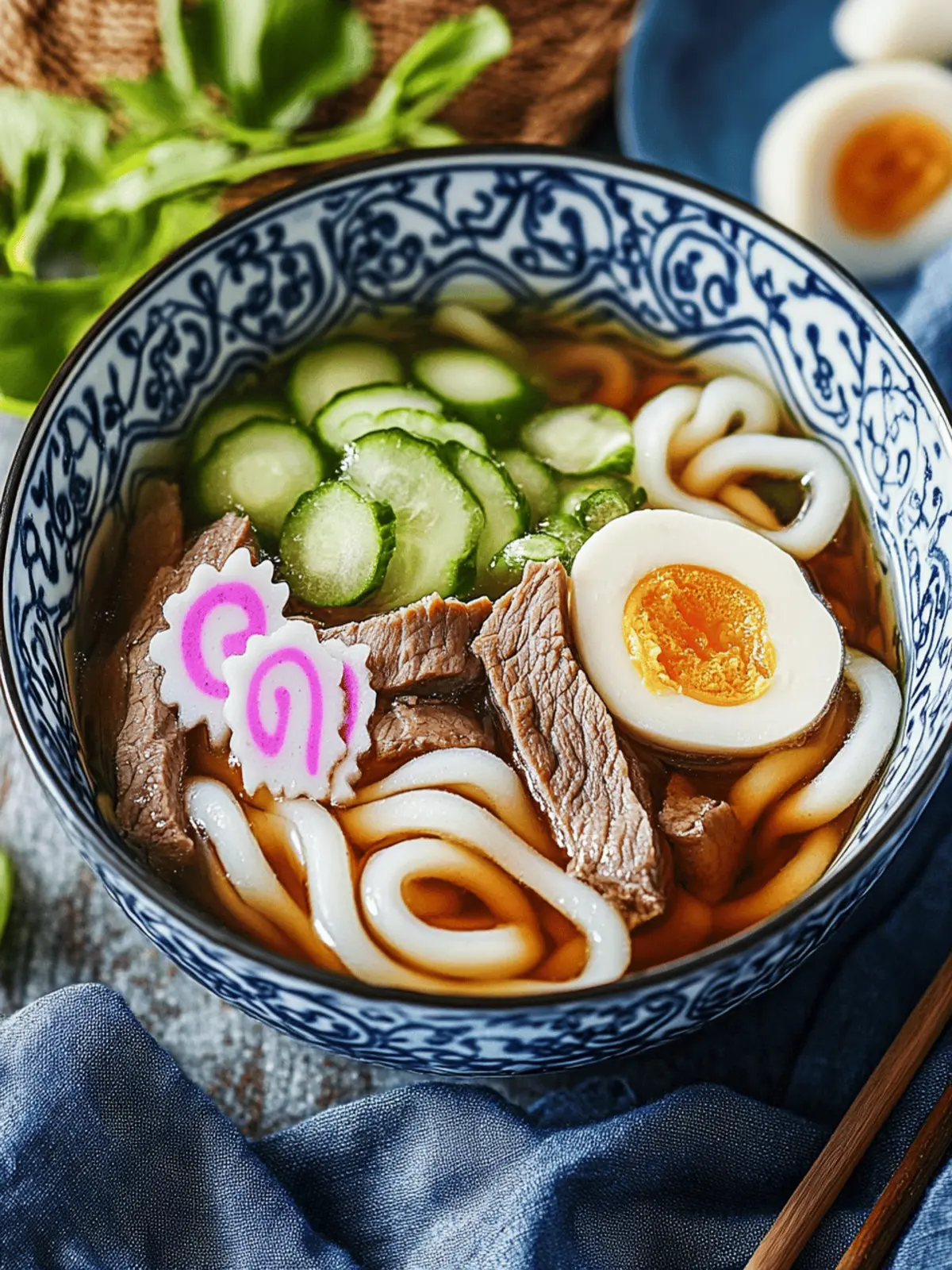 Rindfleisch Udon-Nudelsuppe für Herz und Seele 3 Rindfleisch Udon-Nudelsuppe