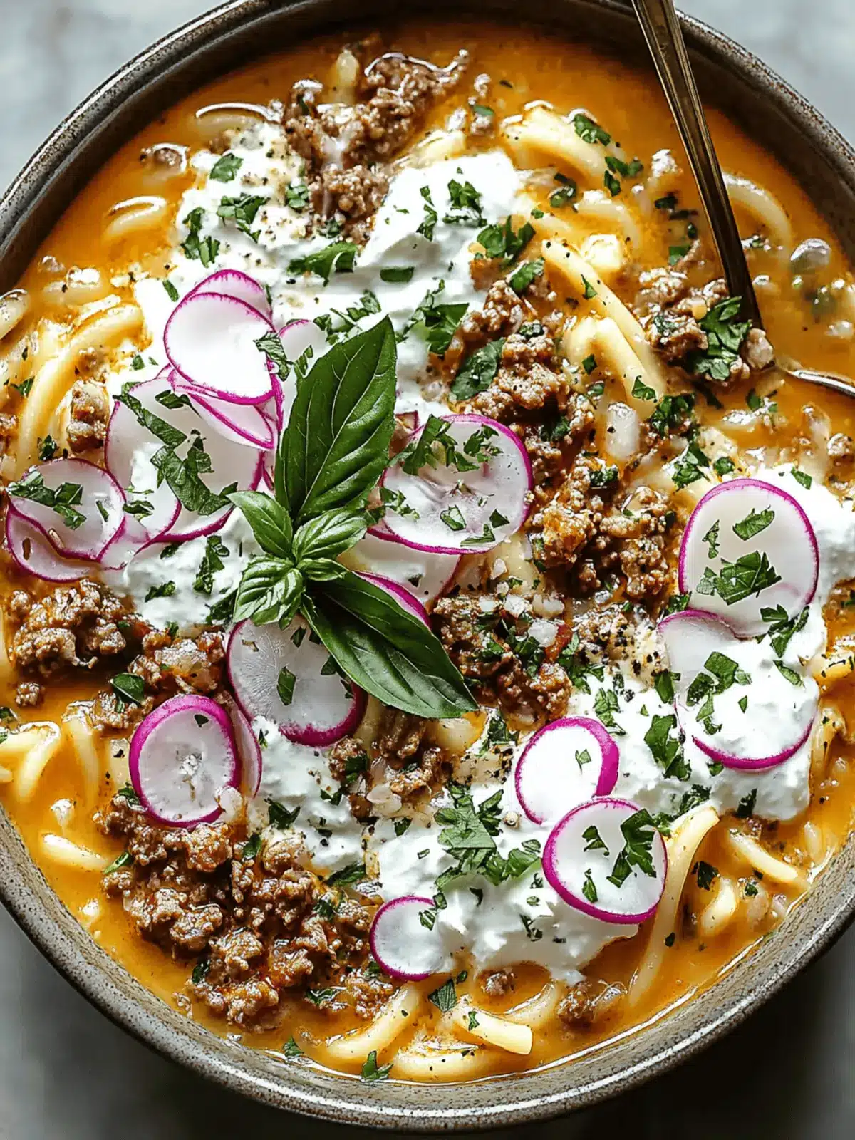 Kritharaki-Hackfleischpfanne mit Feta und lecker 5 Kritharaki-Hackfleischpfanne mit Feta und lecker