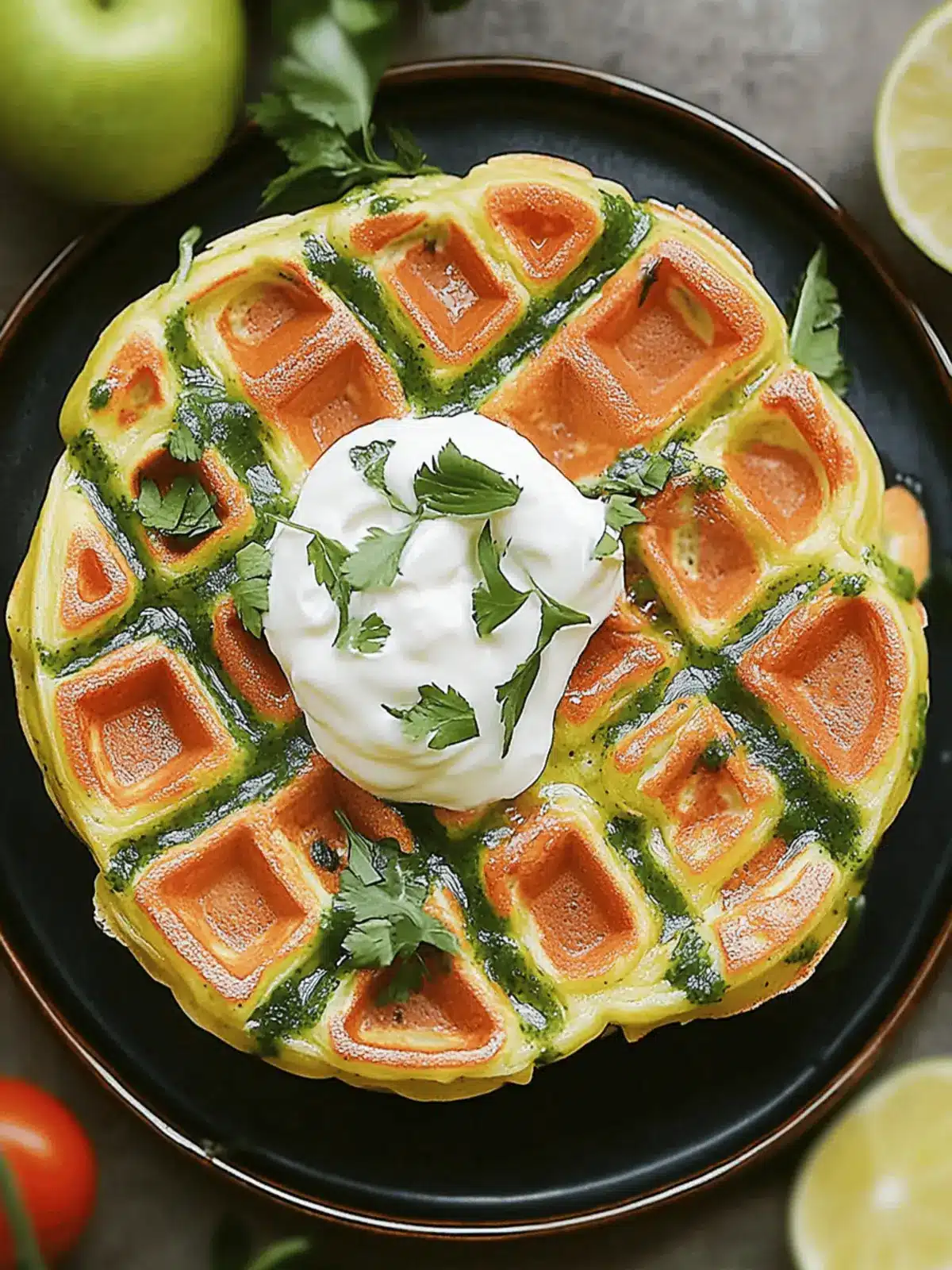 Zucchini Waffeln