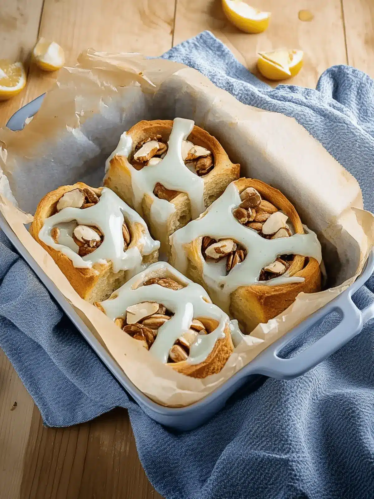 Saftige Apfel Zimtschnecken mit cremiger Glasur 4 Saftige Apfel Zimtschnecken