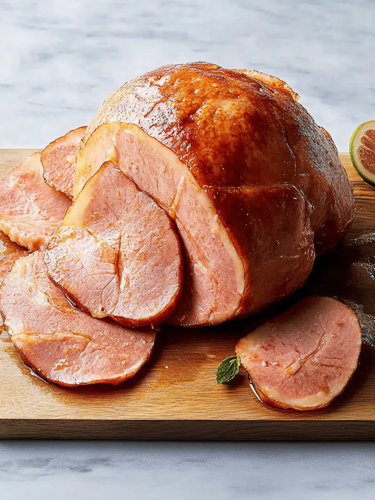 Nachahmer Honiggebackener Schinken