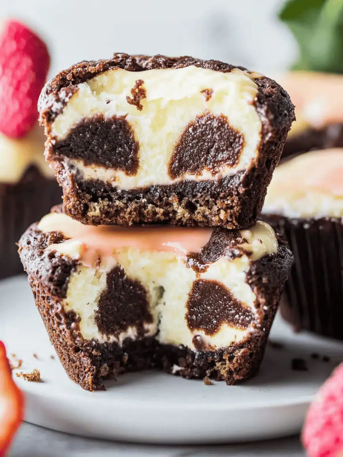 Schoko-Cheesecake-Muffins für jeden Anlass 3 Schoko-Cheesecake-Muffins