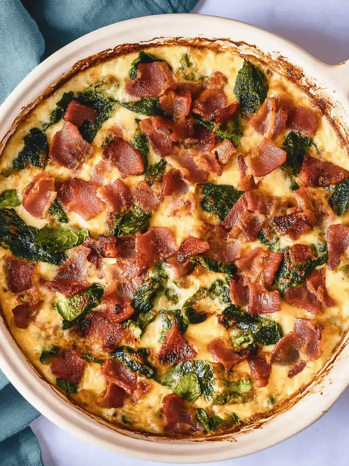 Leckerer Rosenkohlauflauf mit Käse und Bacon 2 Rosenkohlauflauf