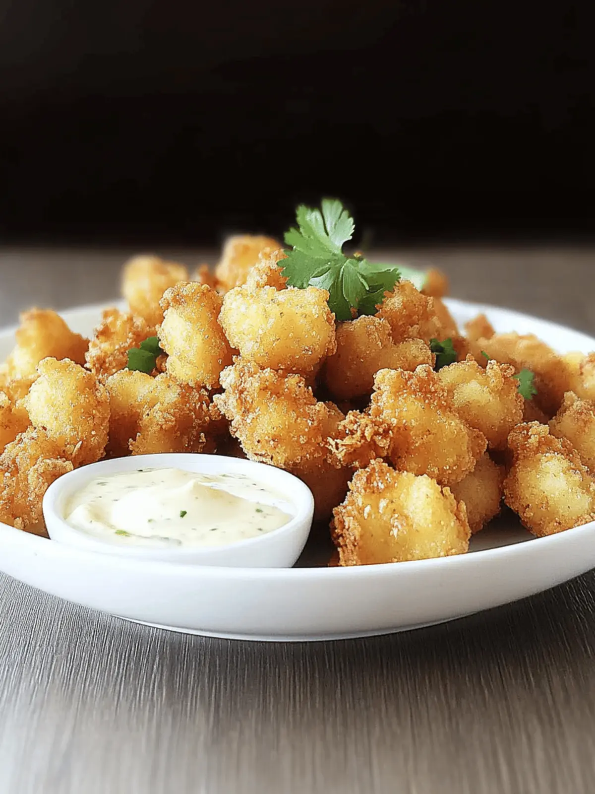 Krosse Blumenkohl Nuggets für jeden Snack-Liebhaber 4 Blumenkohl Nuggets