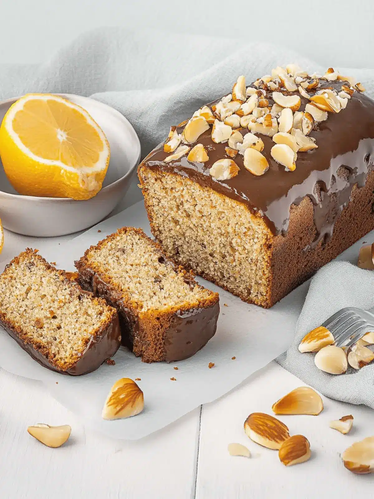 Vegan Nusskuchen: Einfach & super saftig 3 Vegan Nut Cake: simple & super moist