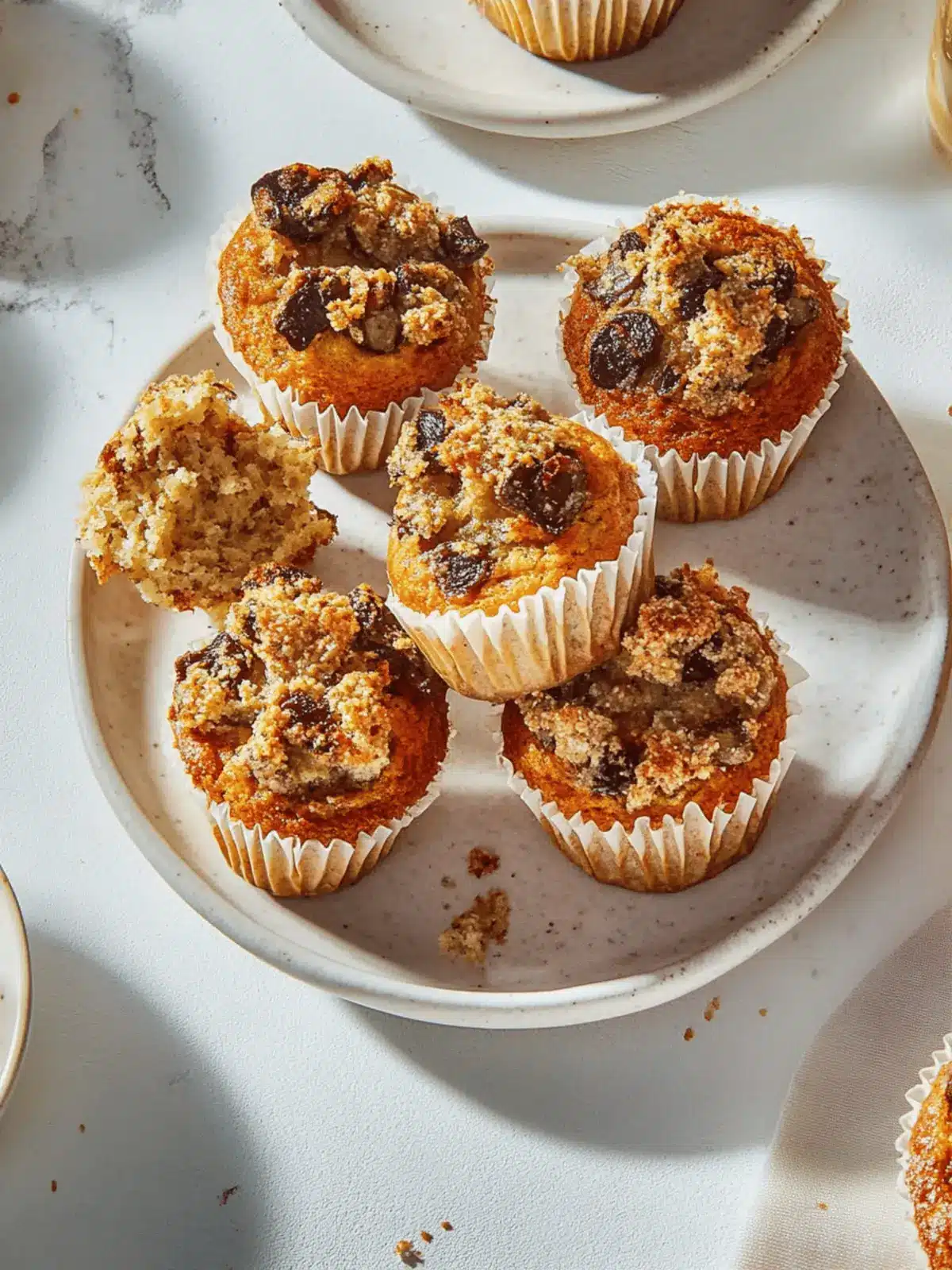 Karottenkuchen-Frühstücksmuffins