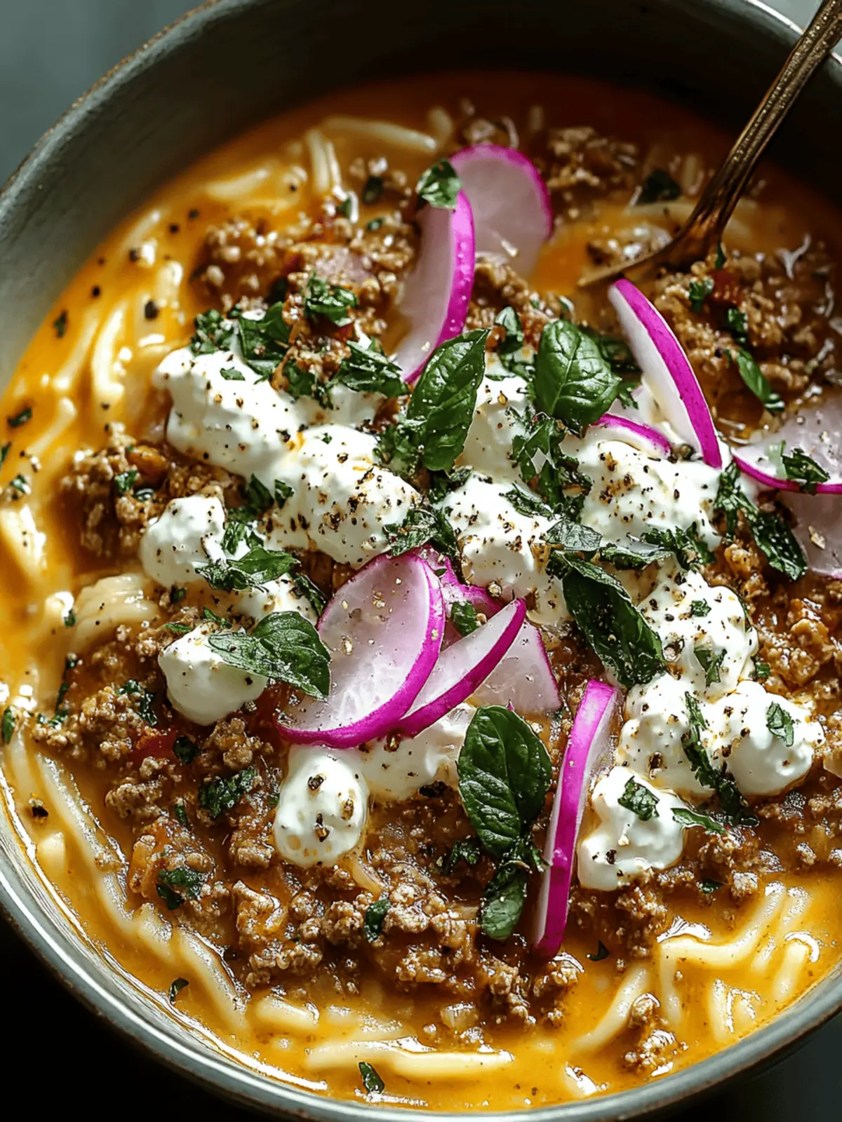 Kritharaki-Hackfleischpfanne mit Feta und lecker 2 Kritharaki-Hackfleischpfanne mit Feta und lecker