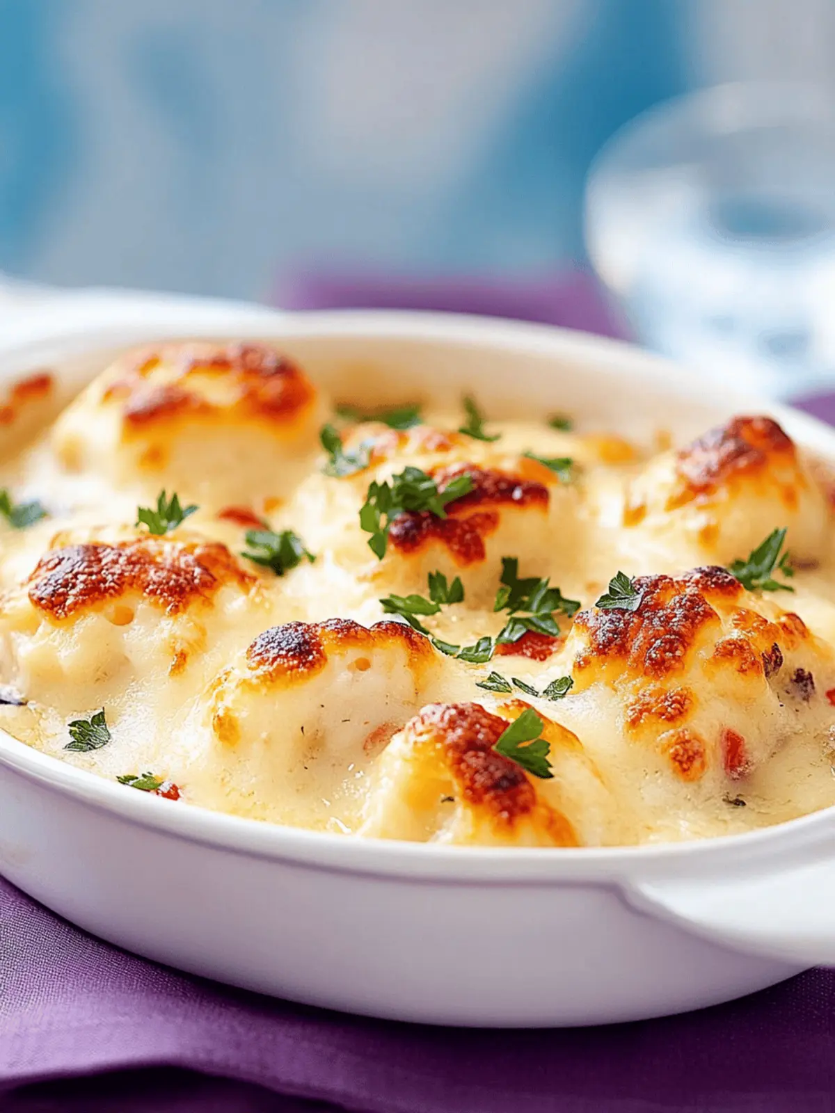 Blumenkohl-Gratin: Cremig und Gesund Genießen 2 Blumenkohl-Gratin