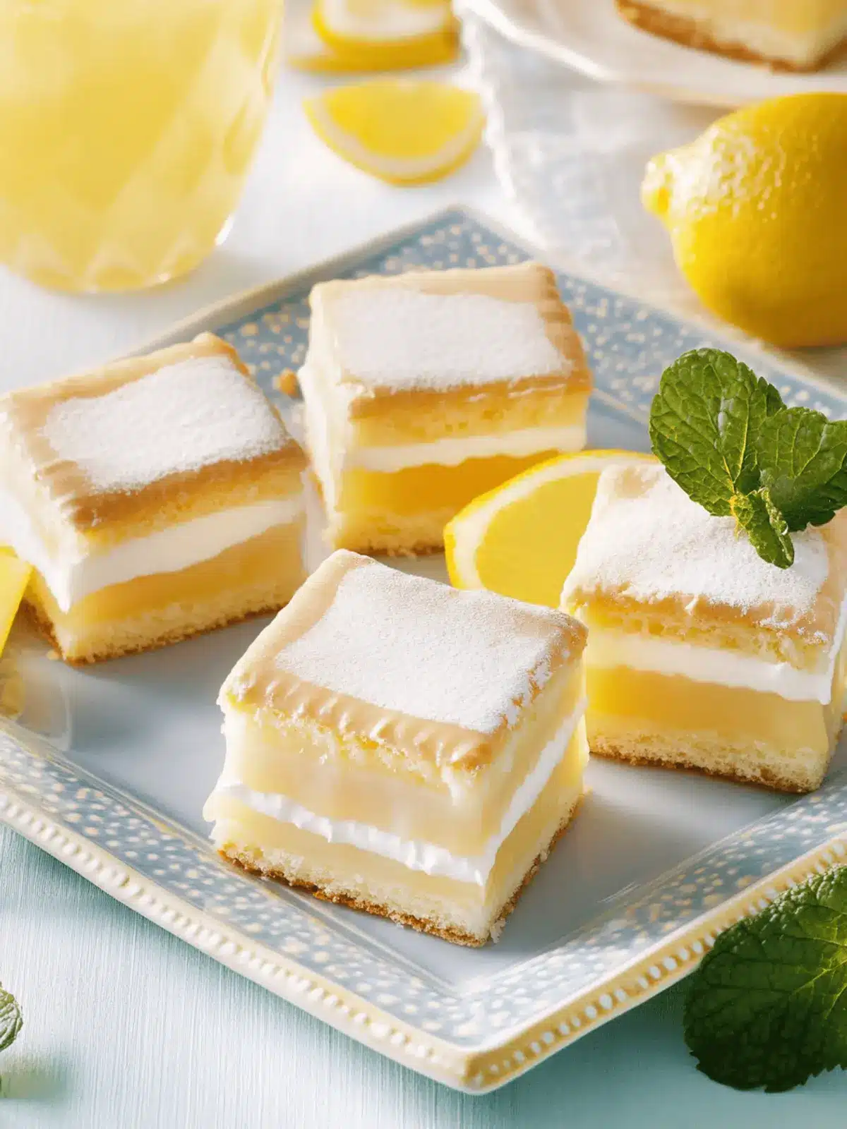 Himmlischer Zitronen-Butterkeks-Kuchen vom Blech 2 Heavenly Lemon Butter Biscuit Cake from the Tray