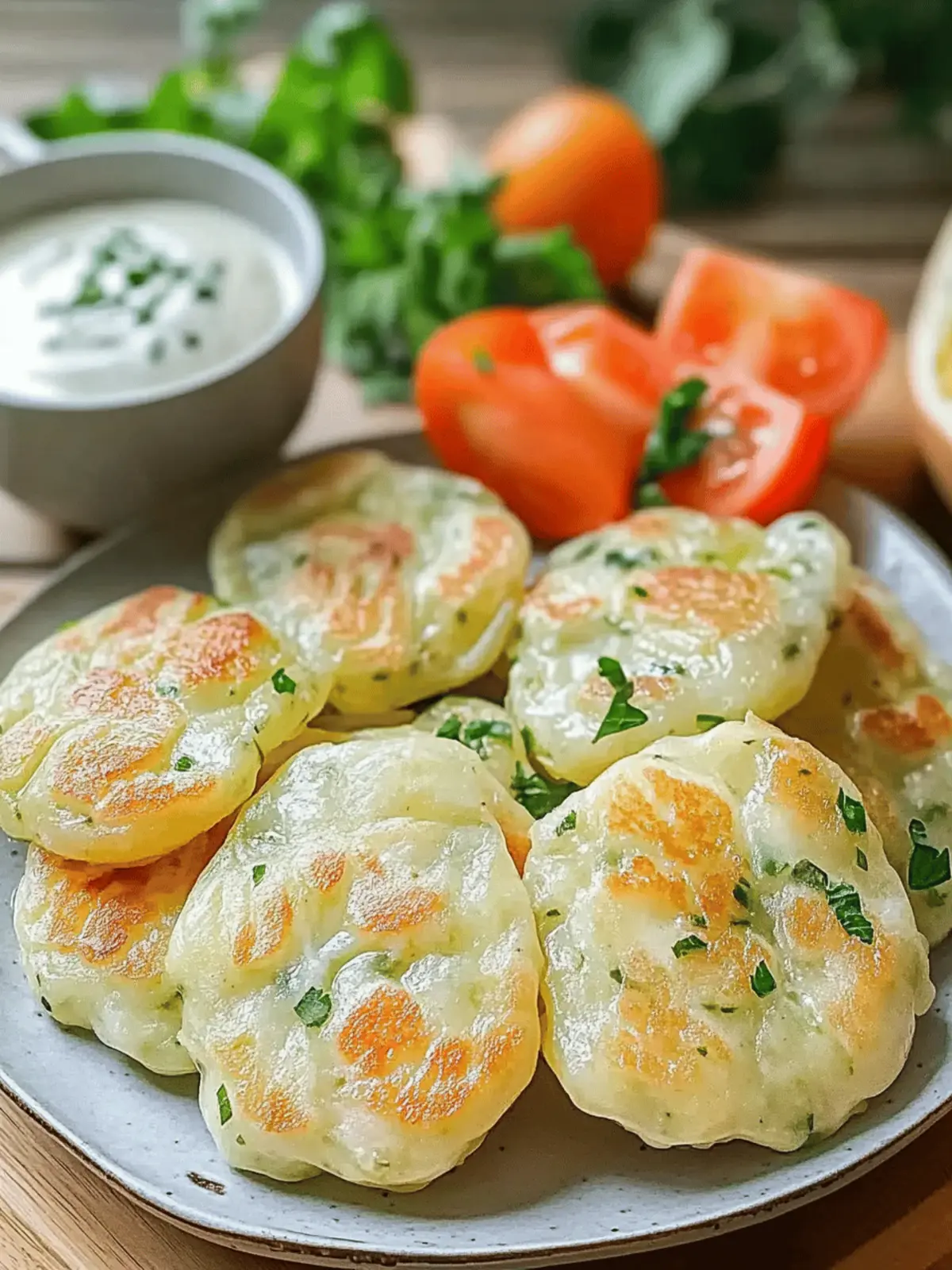 Gemüseschmarrn mit Kräuterdip