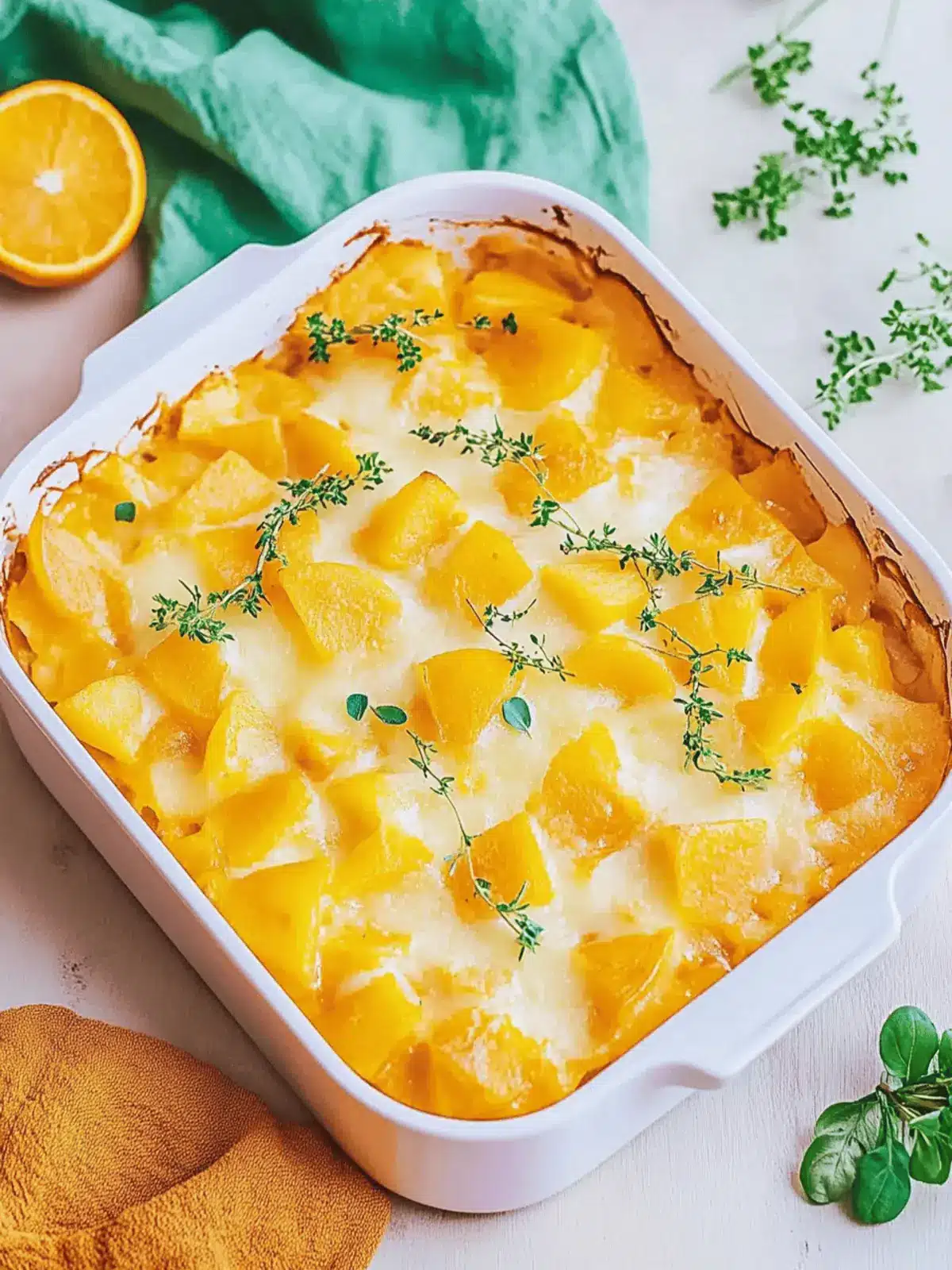 Butternut-Kürbis-Auflauf für gemütliche Abende 2 Butternut-Kürbis-Auflauf