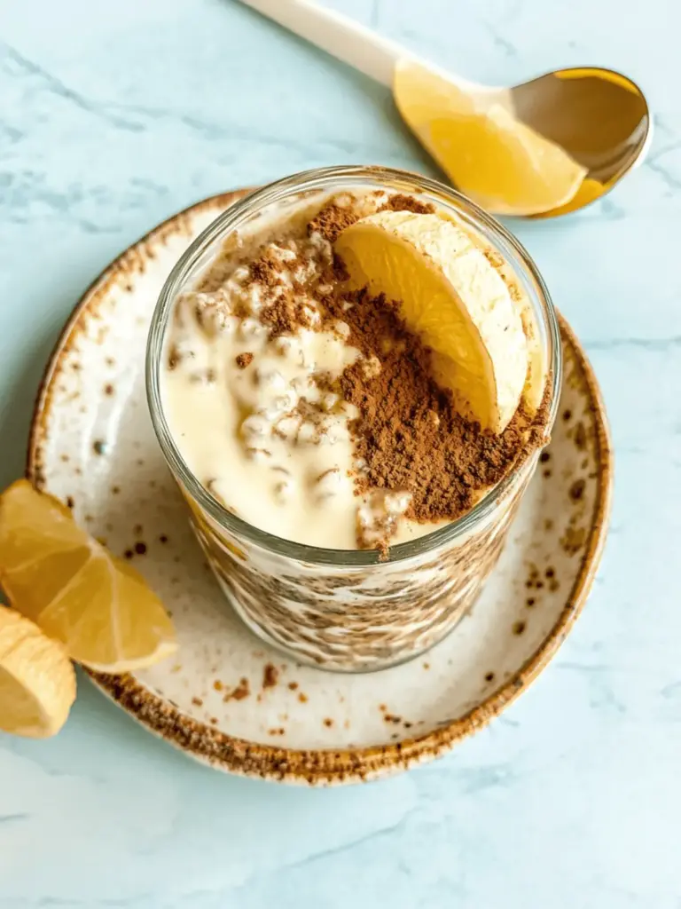 Tiramisu Protein Übernacht Haferflocken