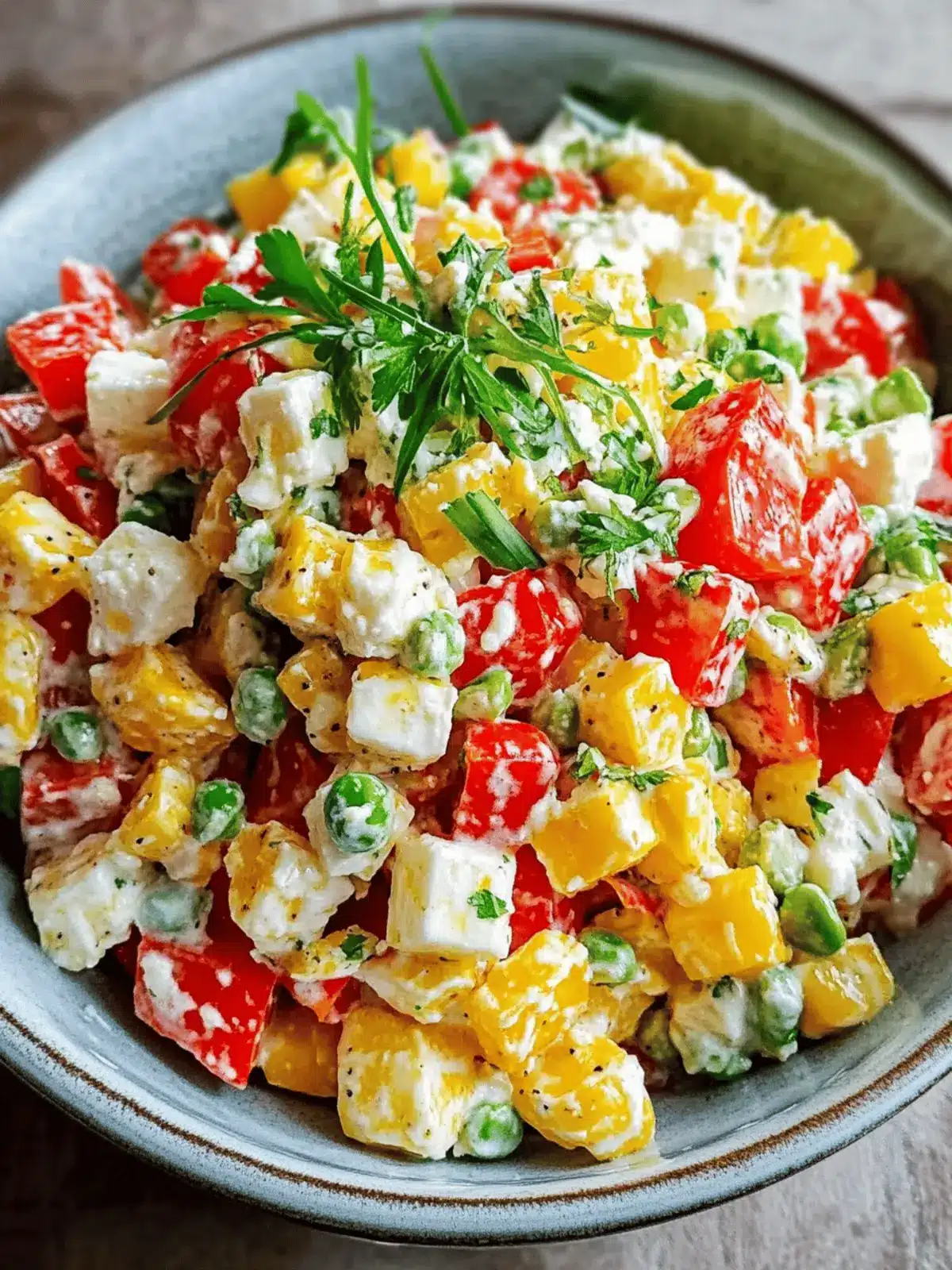 Frischer Paprika-Mais-Salat mit Feta und Joghurt-Dressing 5 Frischer Paprika-Mais-Salat mit Feta & Joghurt-Dressing