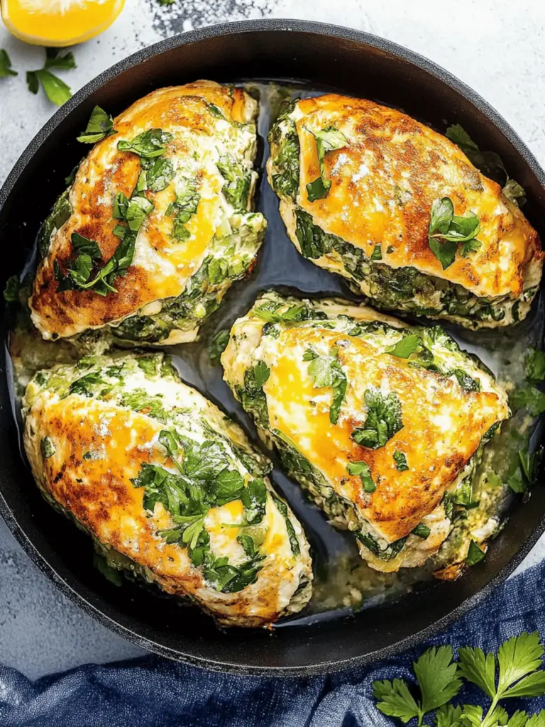 Brokkoli-gefülltes Hühnchen