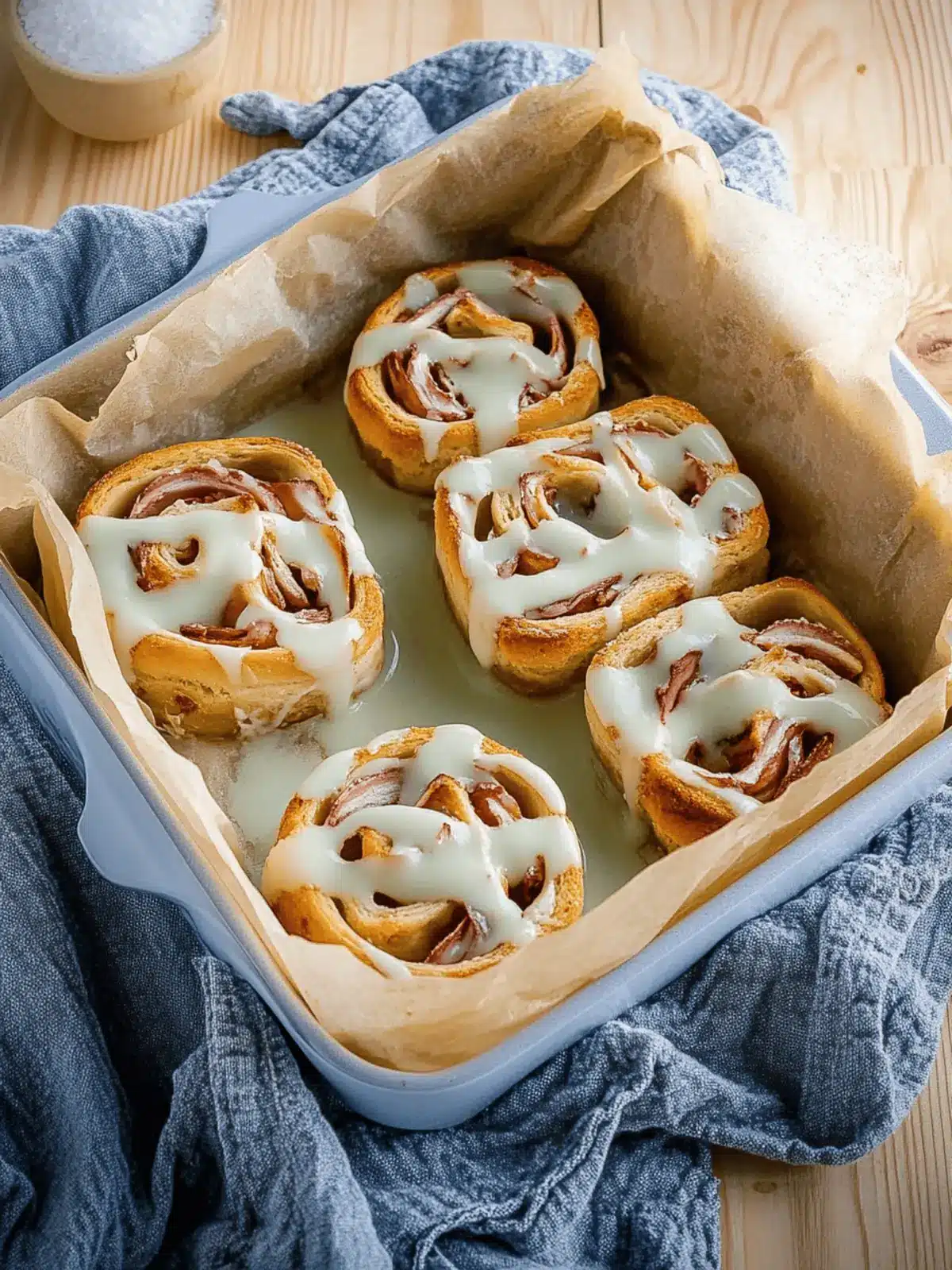 Saftige Apfel Zimtschnecken mit cremiger Glasur 2 Saftige Apfel Zimtschnecken
