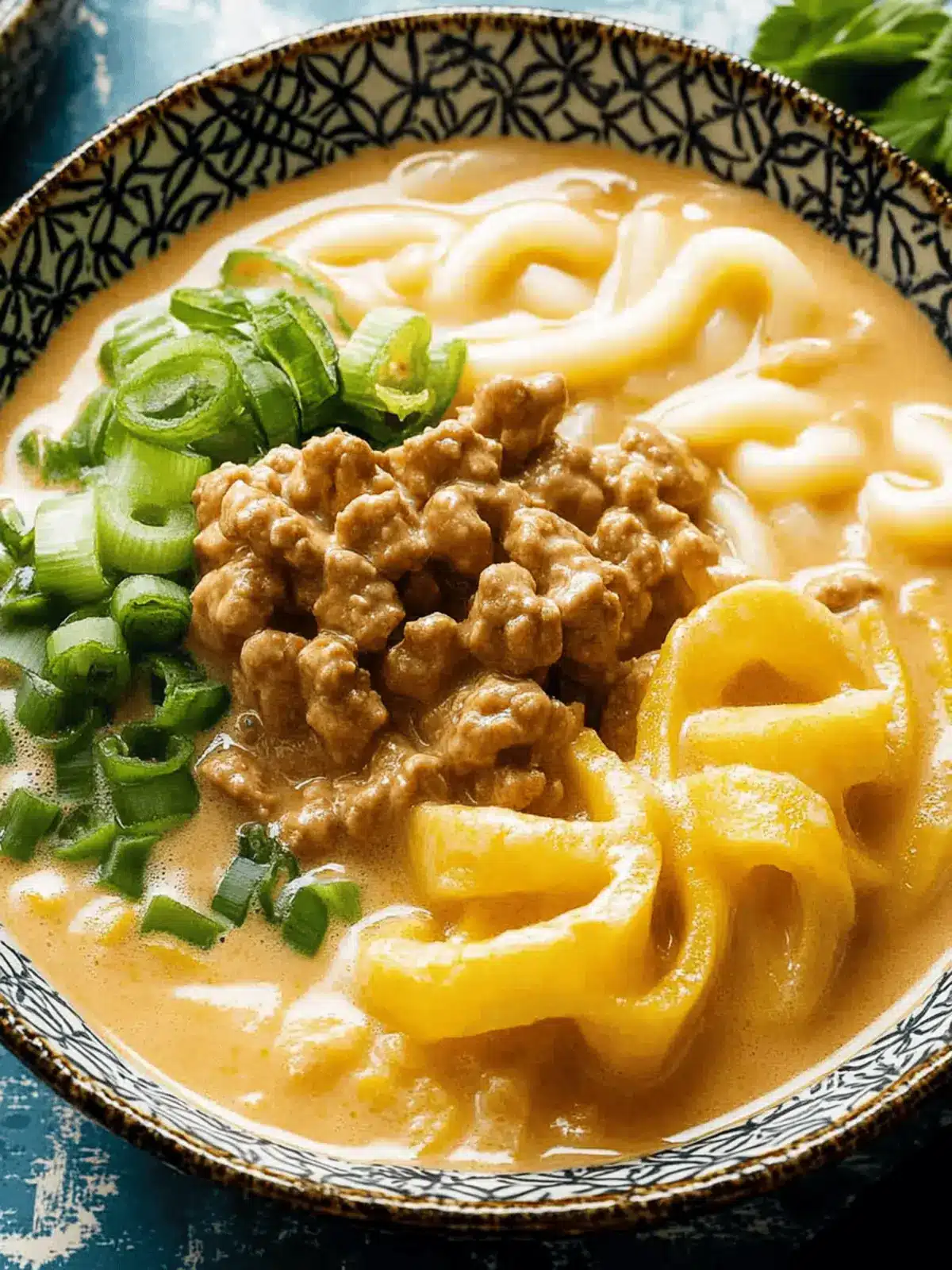 Cremige Hähnchen-Curry-Udon in 30 Minuten 4 Cremige Hähnchen-Curry-Udon