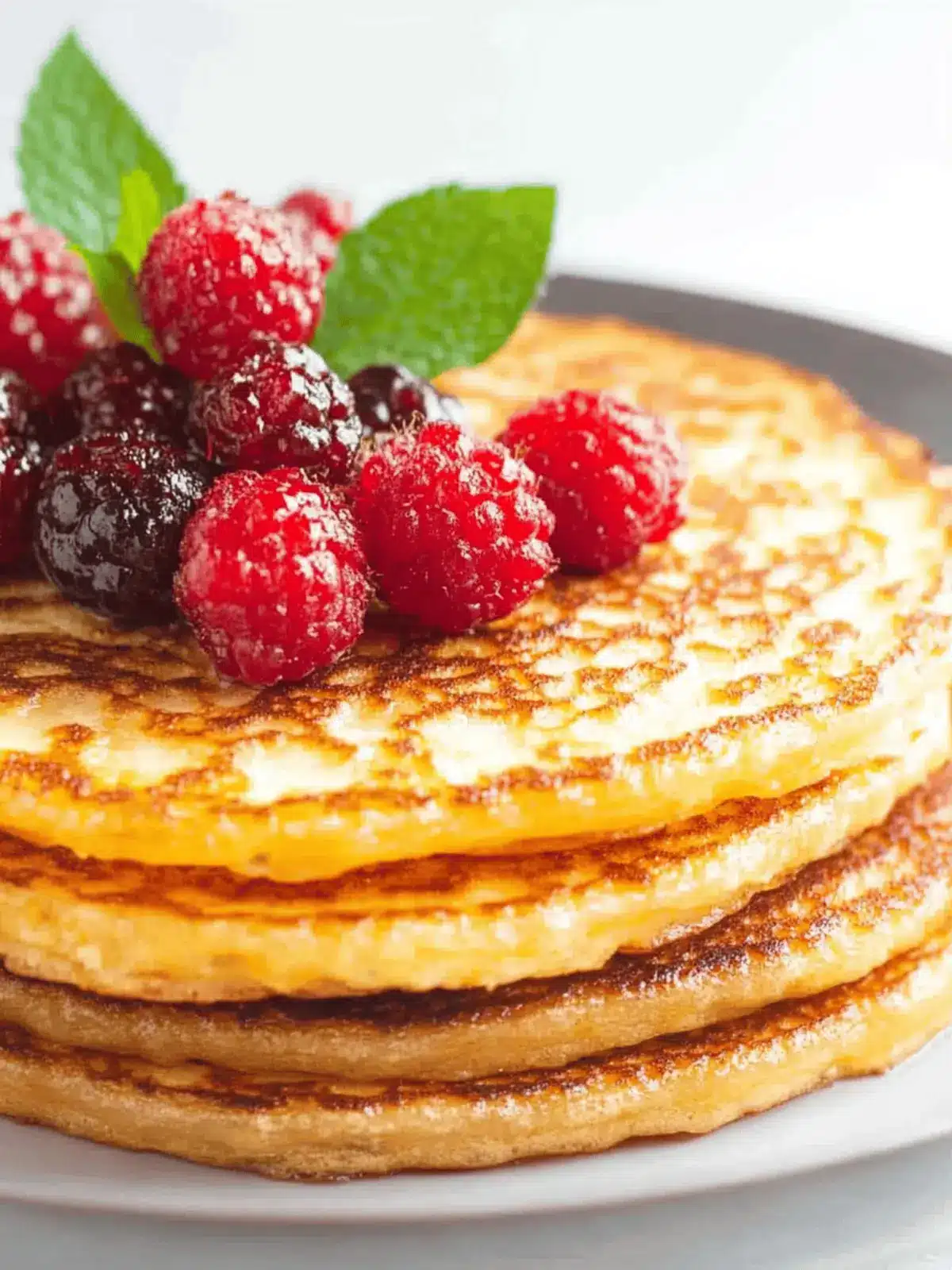 Fluffige Quark-Pfannkuchen ohne Mehl