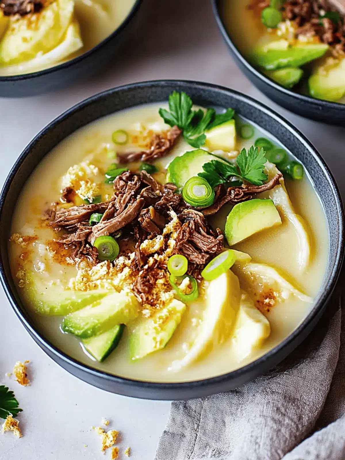 Cremige Ramen mit Erdnuss und Kokos Genuss 3 Cremige Ramen mit Erdnuss und Kokos