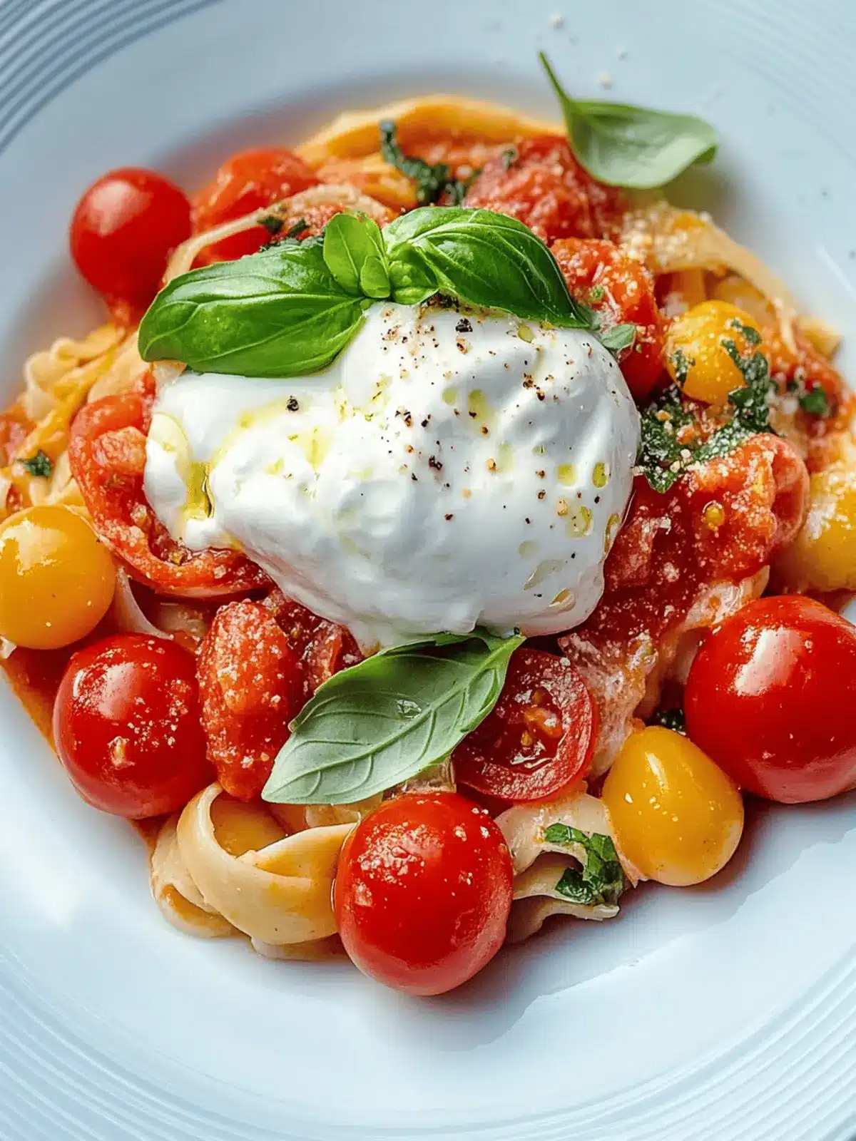 Tomaten-Burrata-Pasta in nur 30 Minuten zaubern 5 Tomaten-Burrata-Pasta