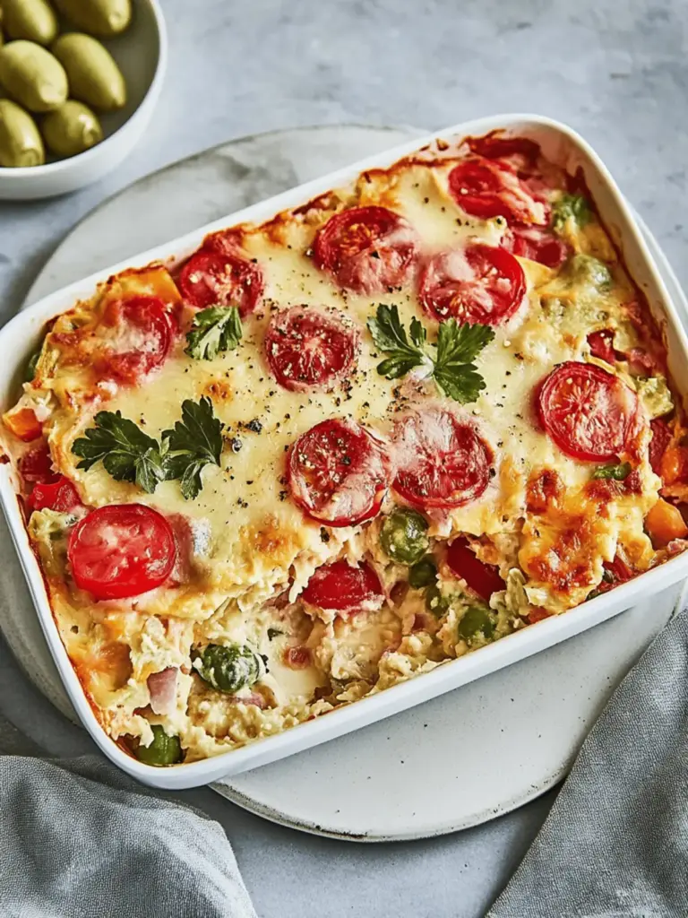 Veganer Gemüse-Reisauflauf