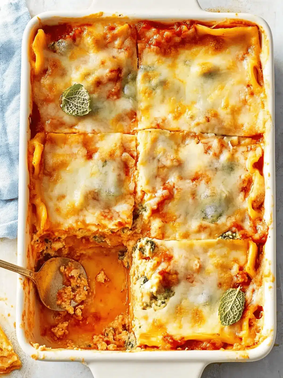 Buffalo-Hühnchen-Lasagne für den ultimativen Genuss 4 Buffalo-Hühnchen-Lasagne