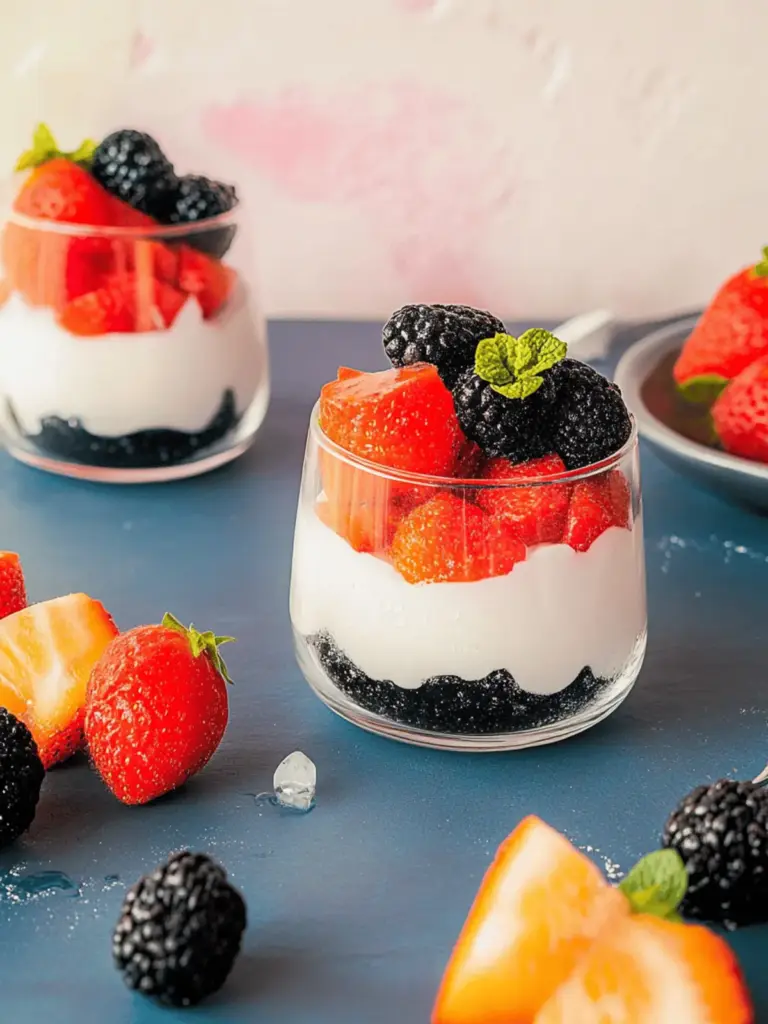 Himbeer-Oreo-Dessert