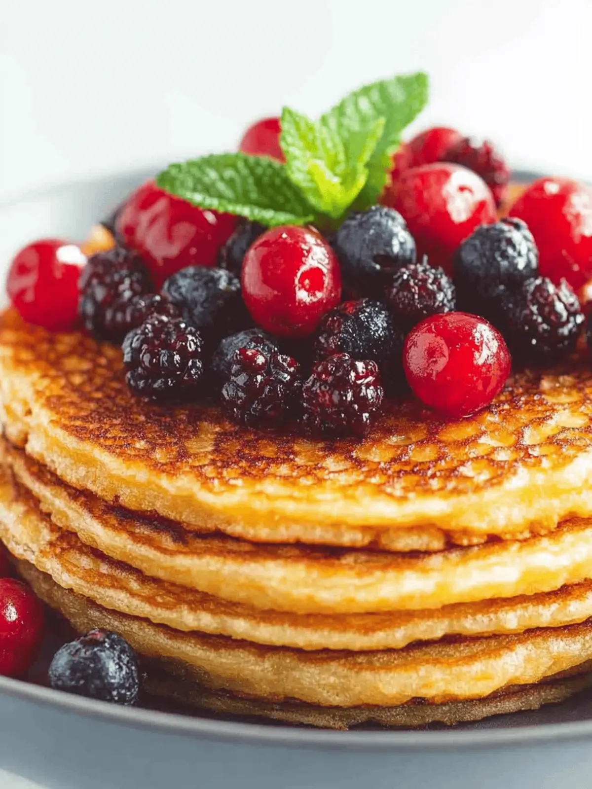 Fluffige Quark-Pfannkuchen ohne Mehl