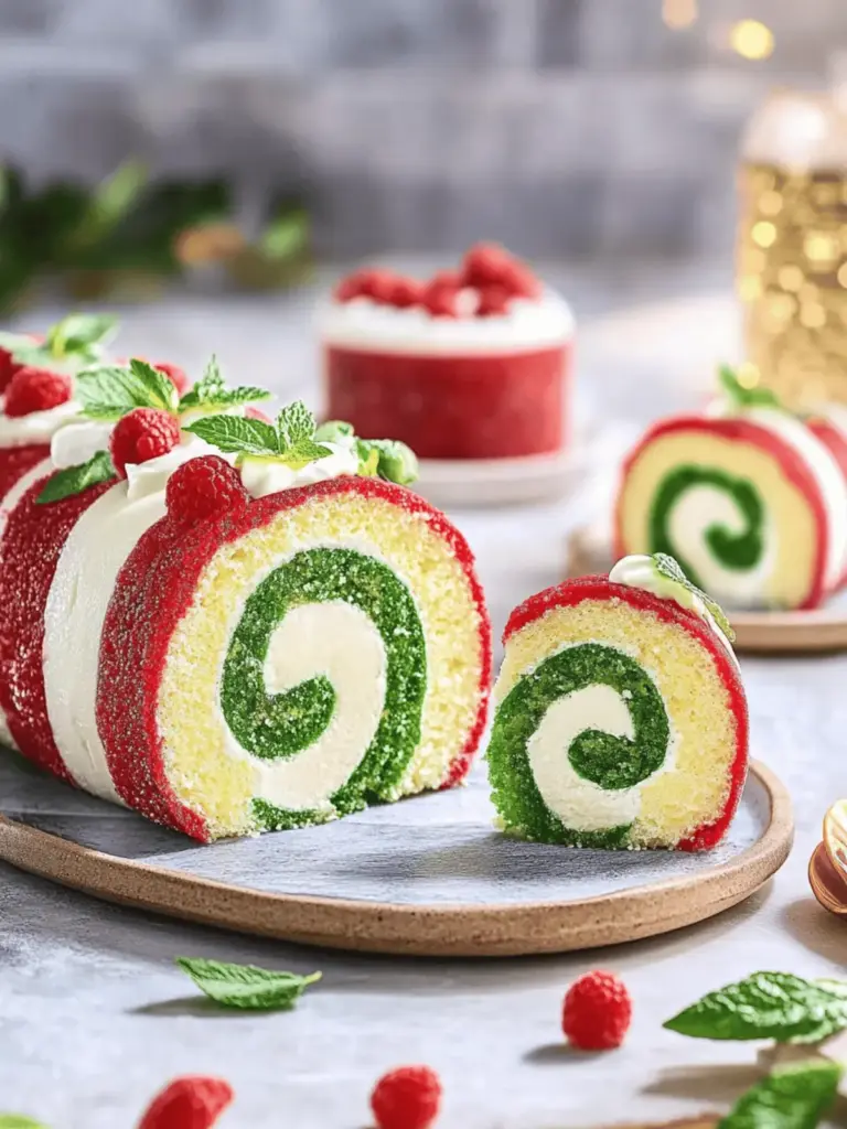 Biskuitrolle Weihnachten