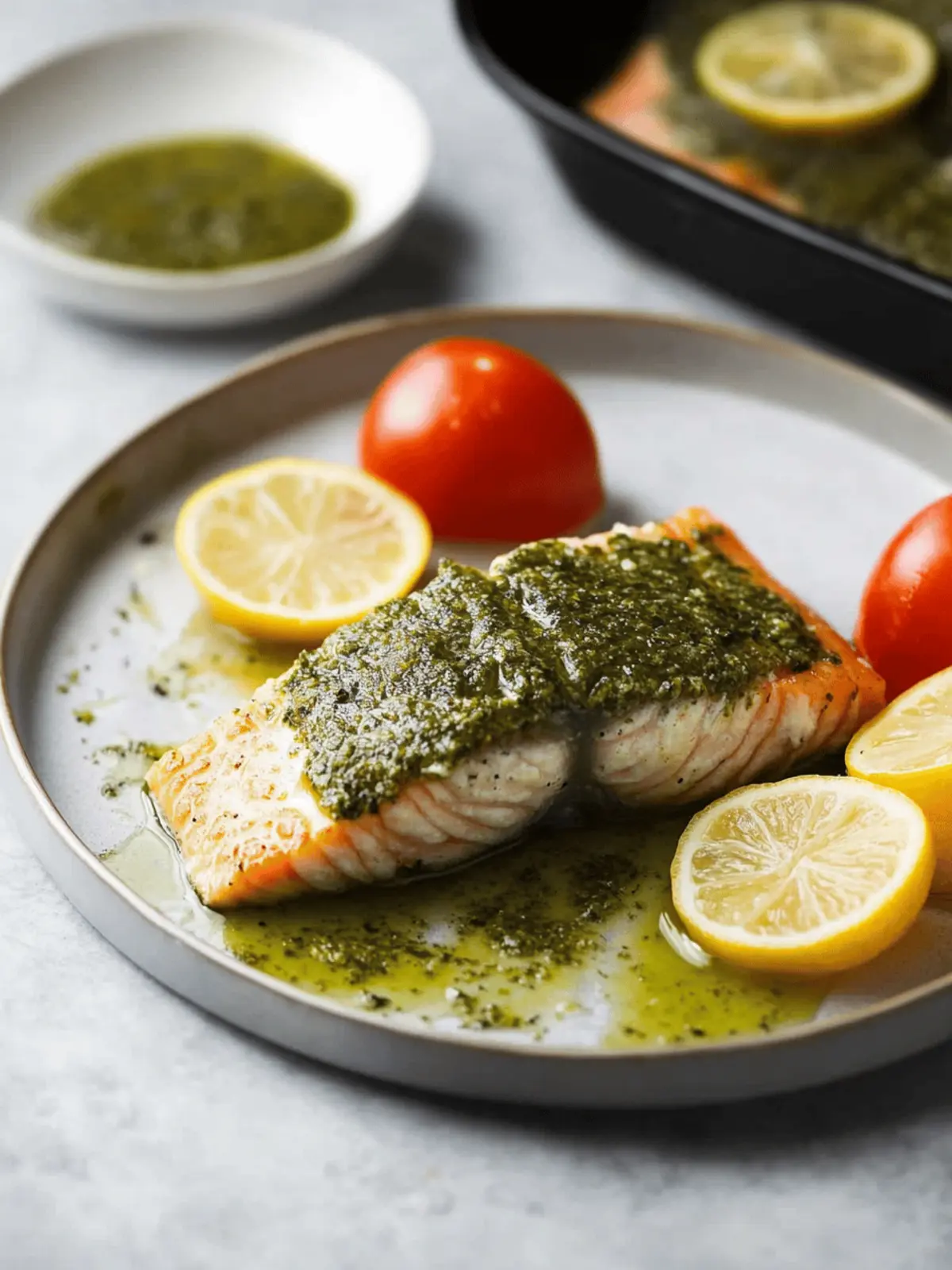 Pesto Lachs – Schnell und Gesund für Jeden Abend 2 Pesto Lachs