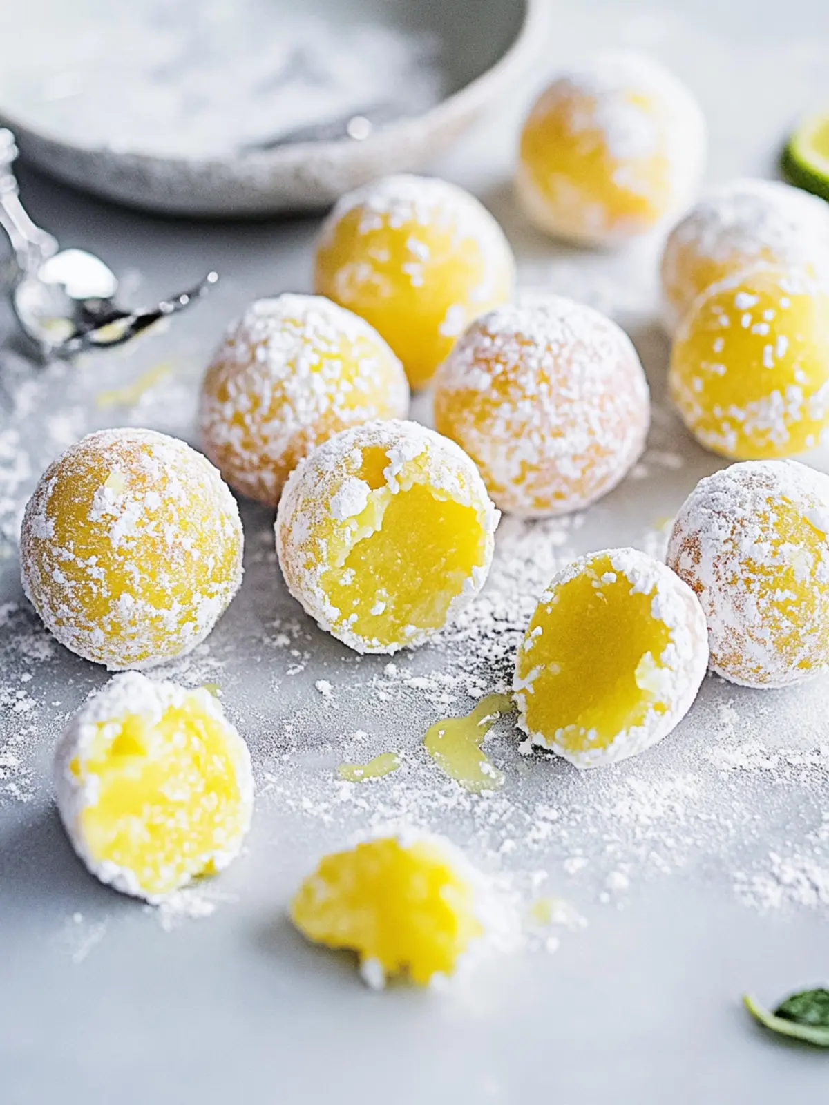 Zitronen Pralinen: Frisch und lecker selbst gemacht 5 Zitronen Pralinen