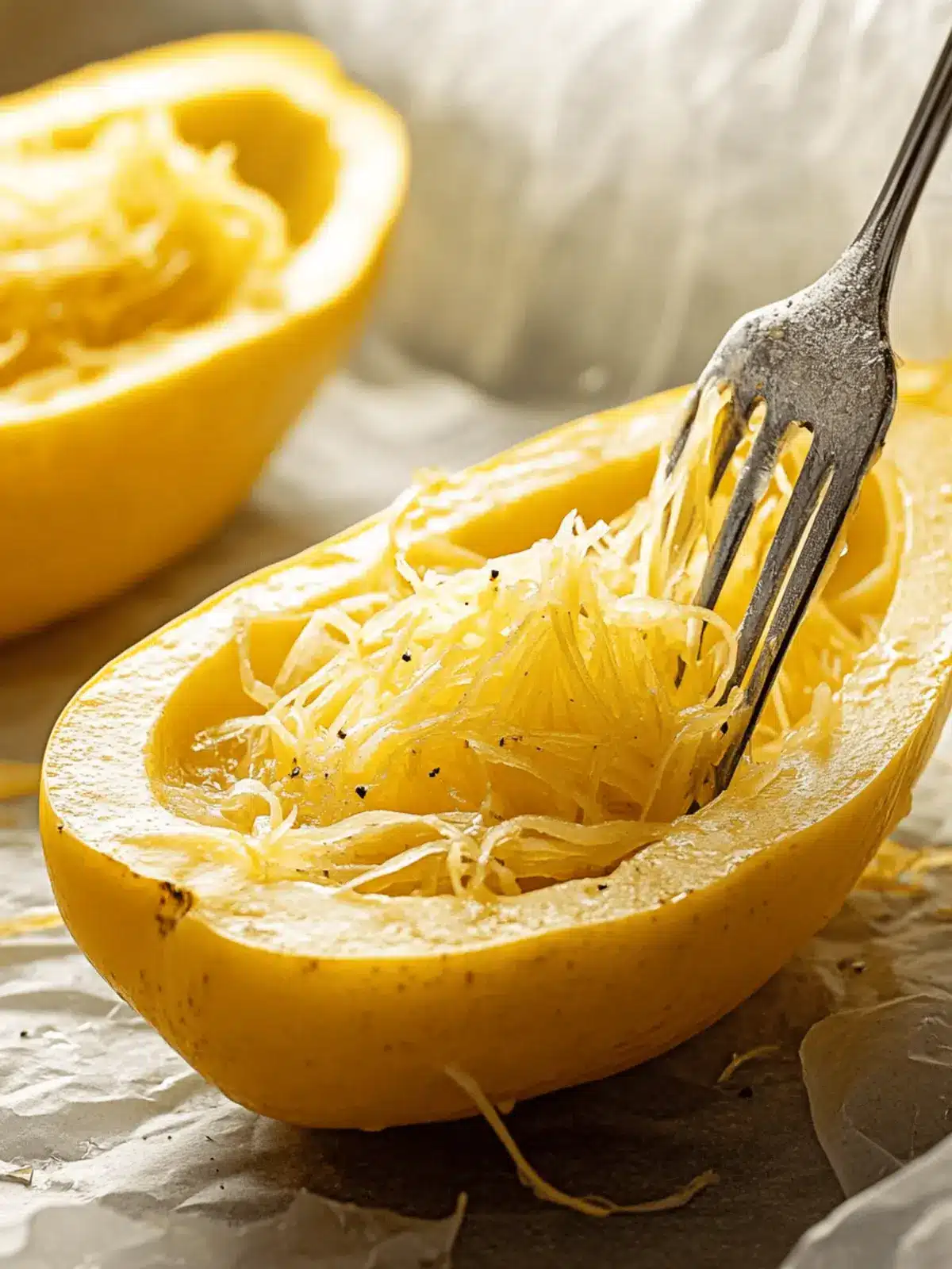 Spaghettikürbis mit Pasta: Gesund und Lecker! 4 Spaghettikürbis mit Pasta